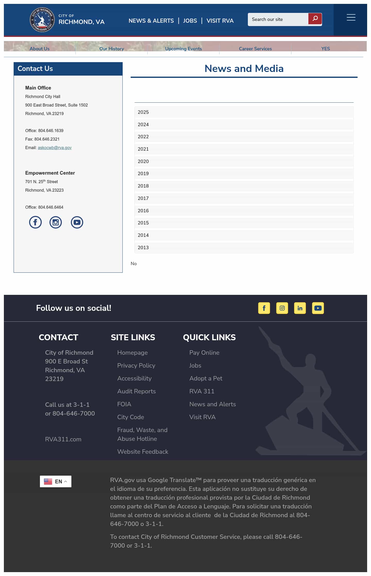 Latest website image capture