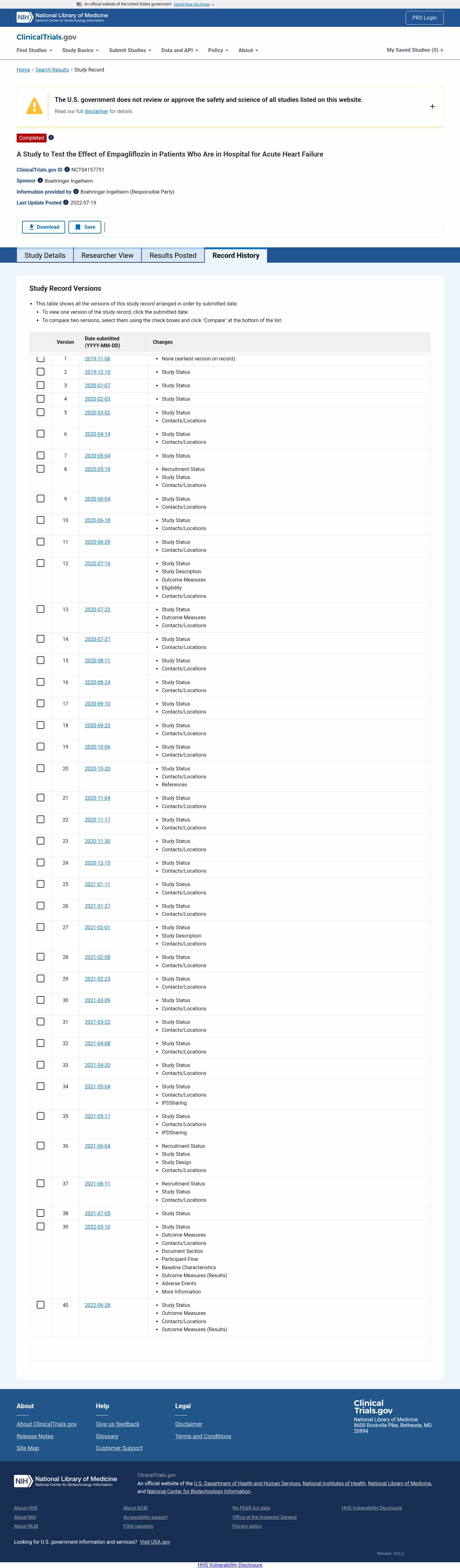 Latest website image capture