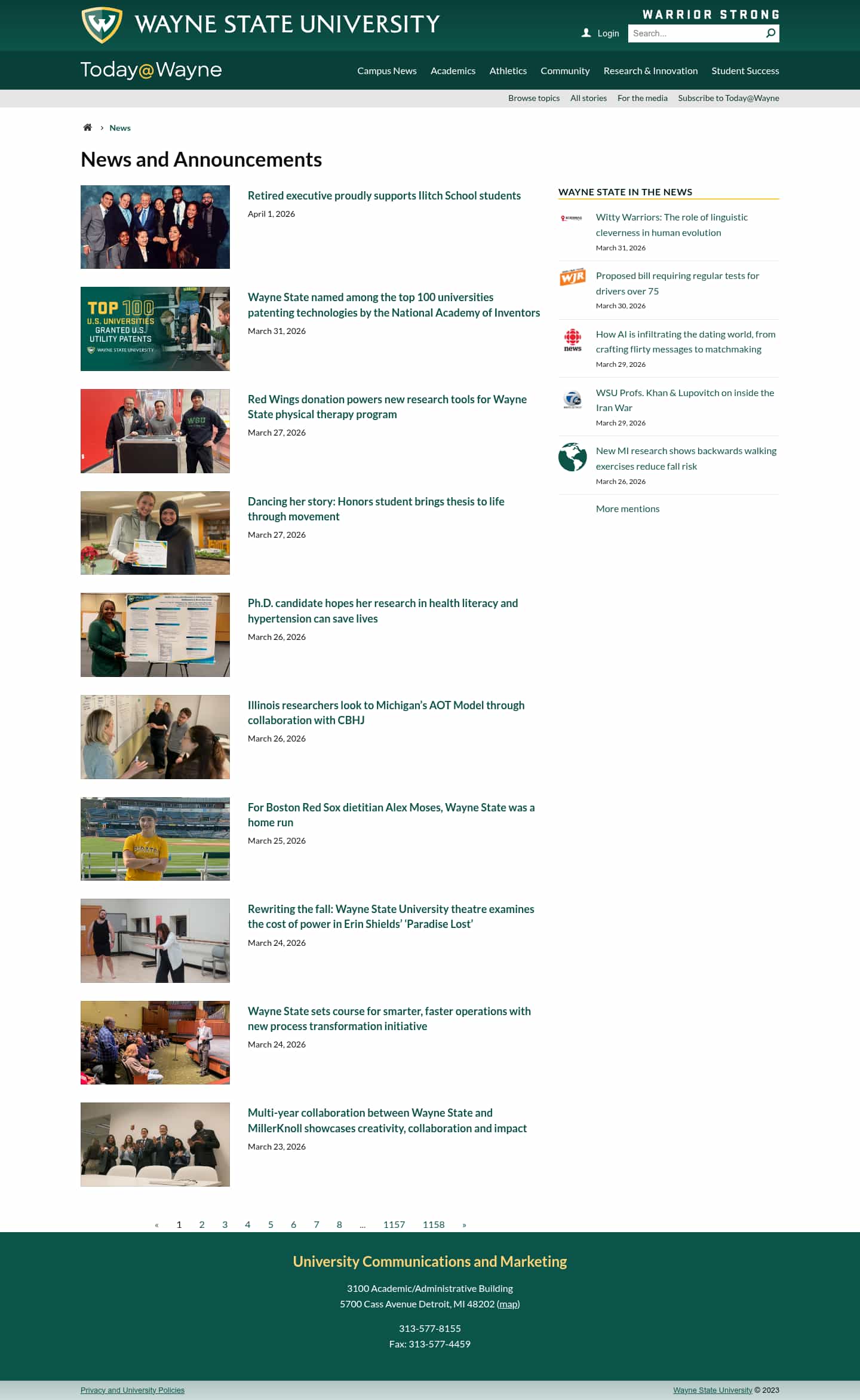 Latest website image capture