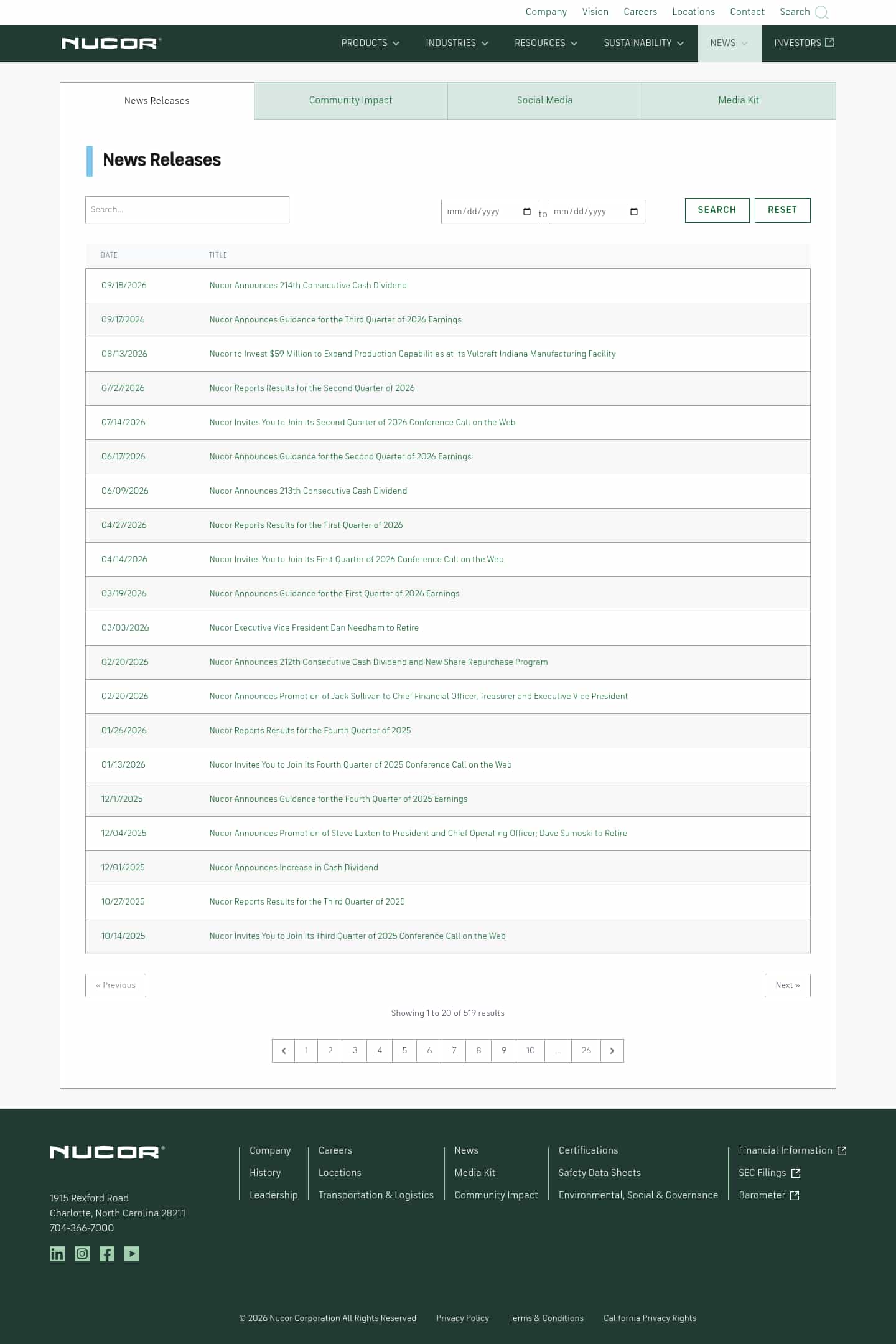 Latest website image capture