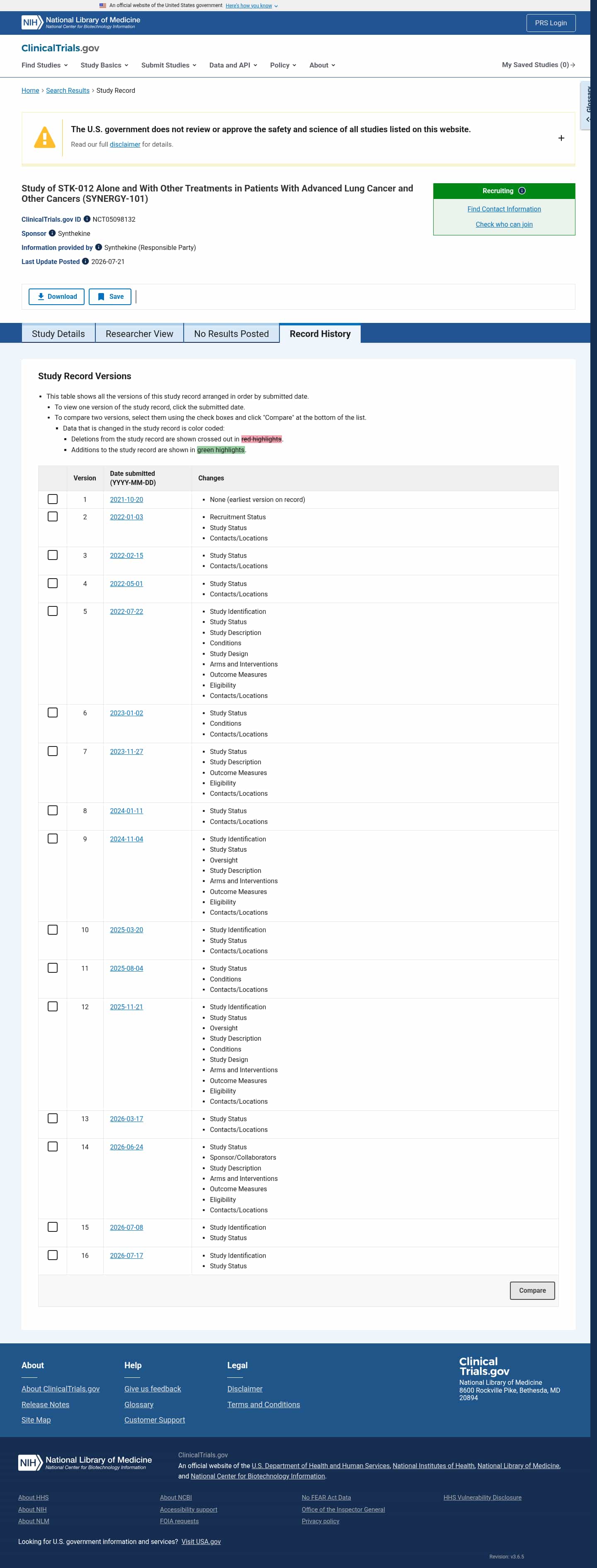 Latest website image capture