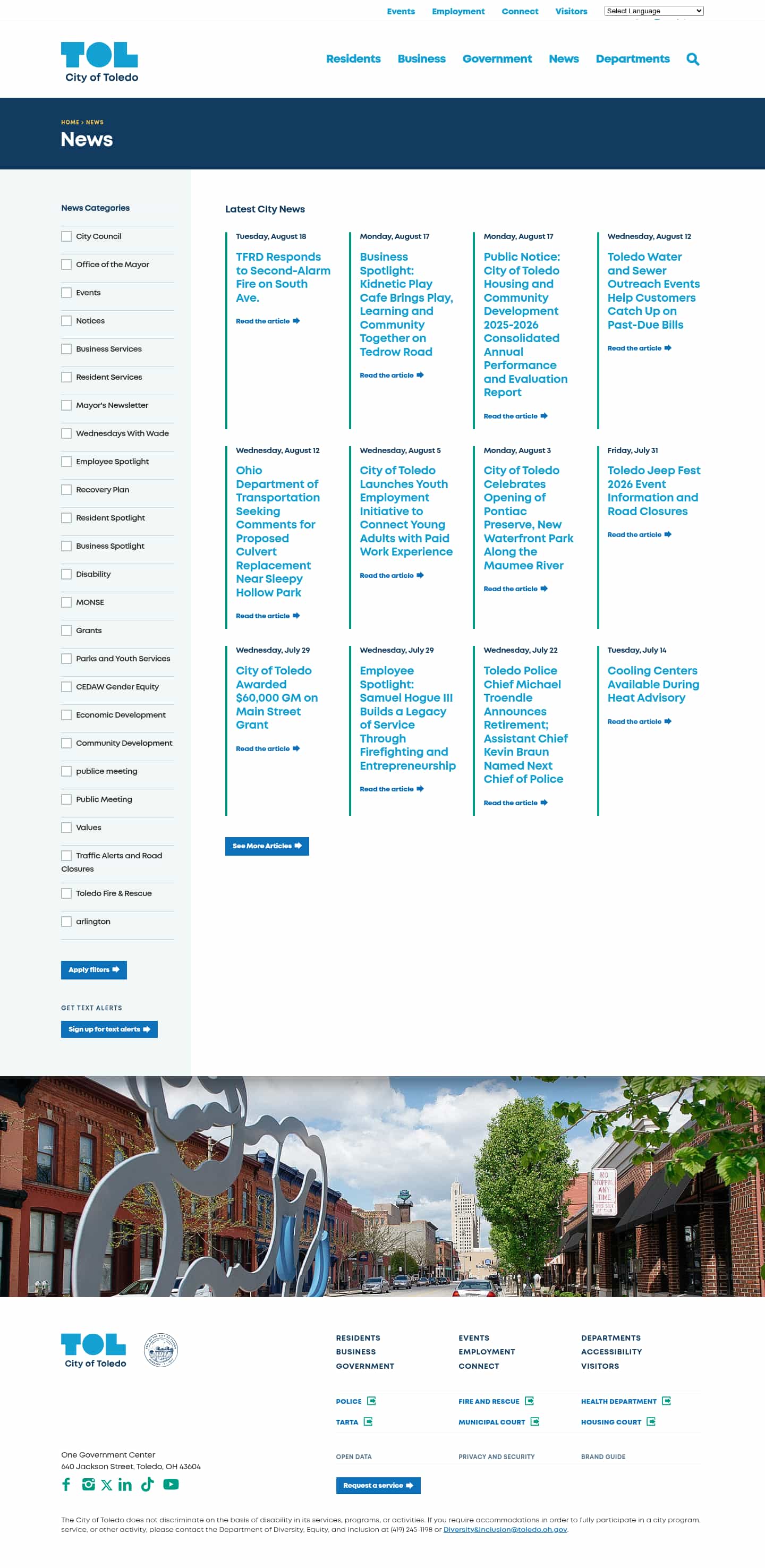 Latest website image capture