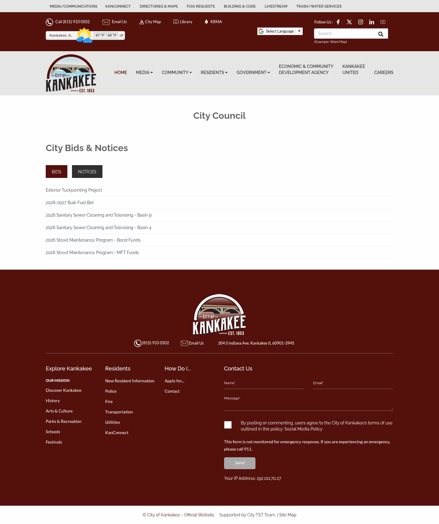 Latest website image capture