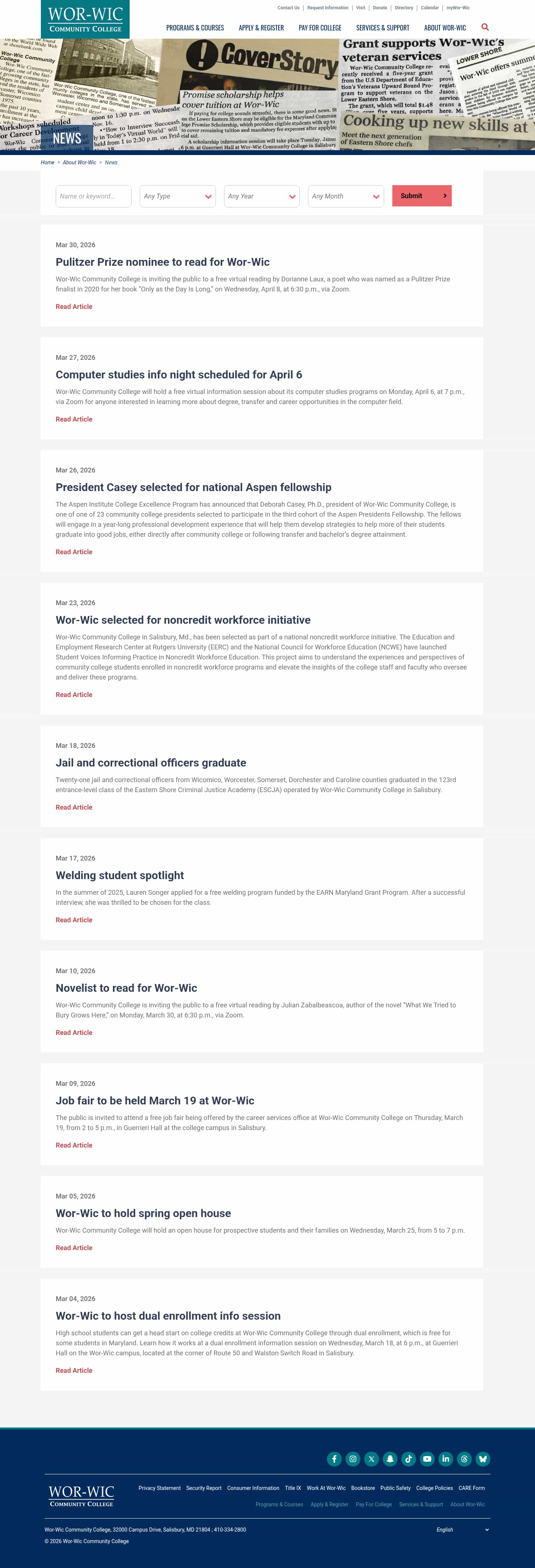 Latest website image capture