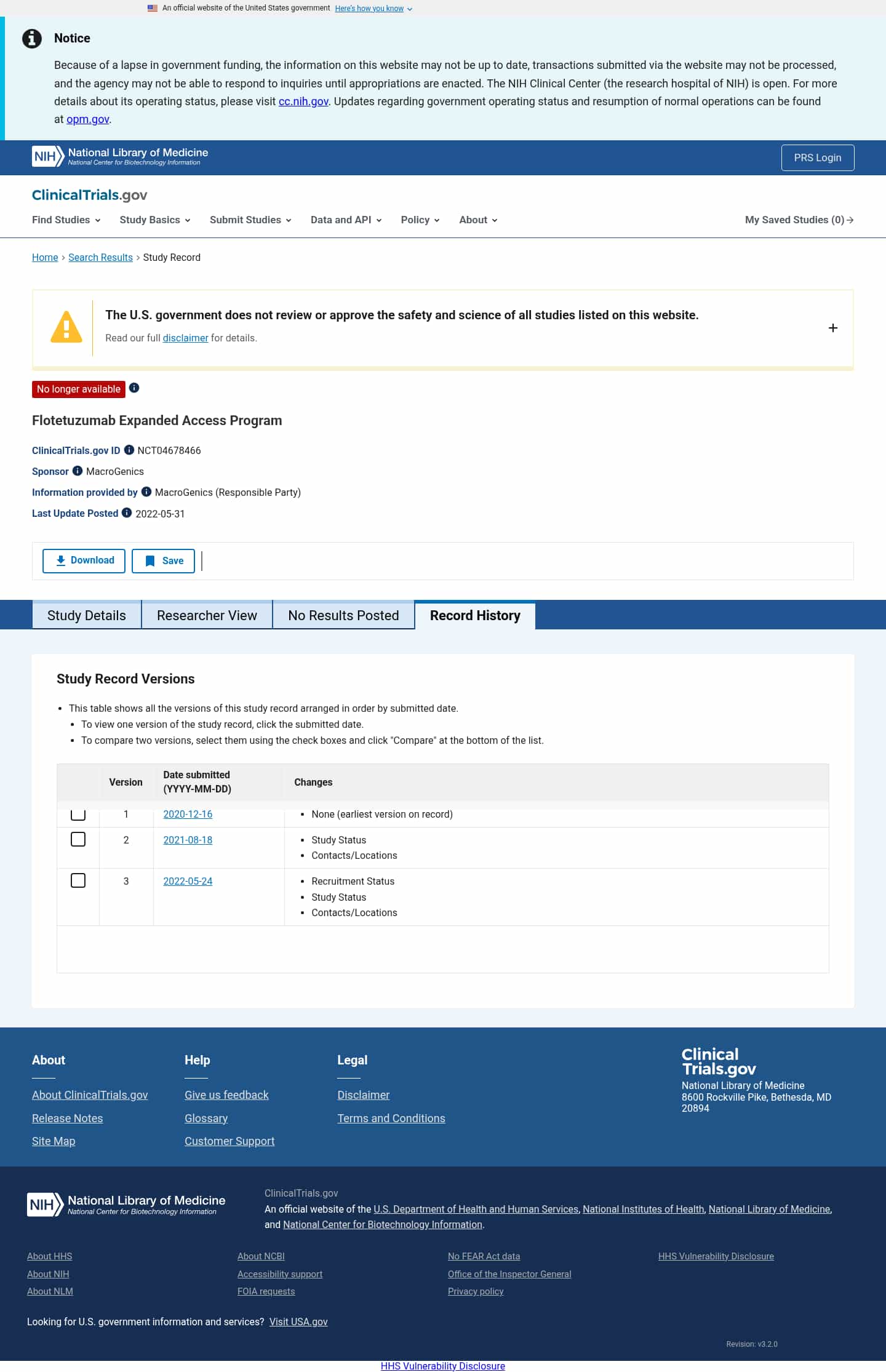 Latest website image capture