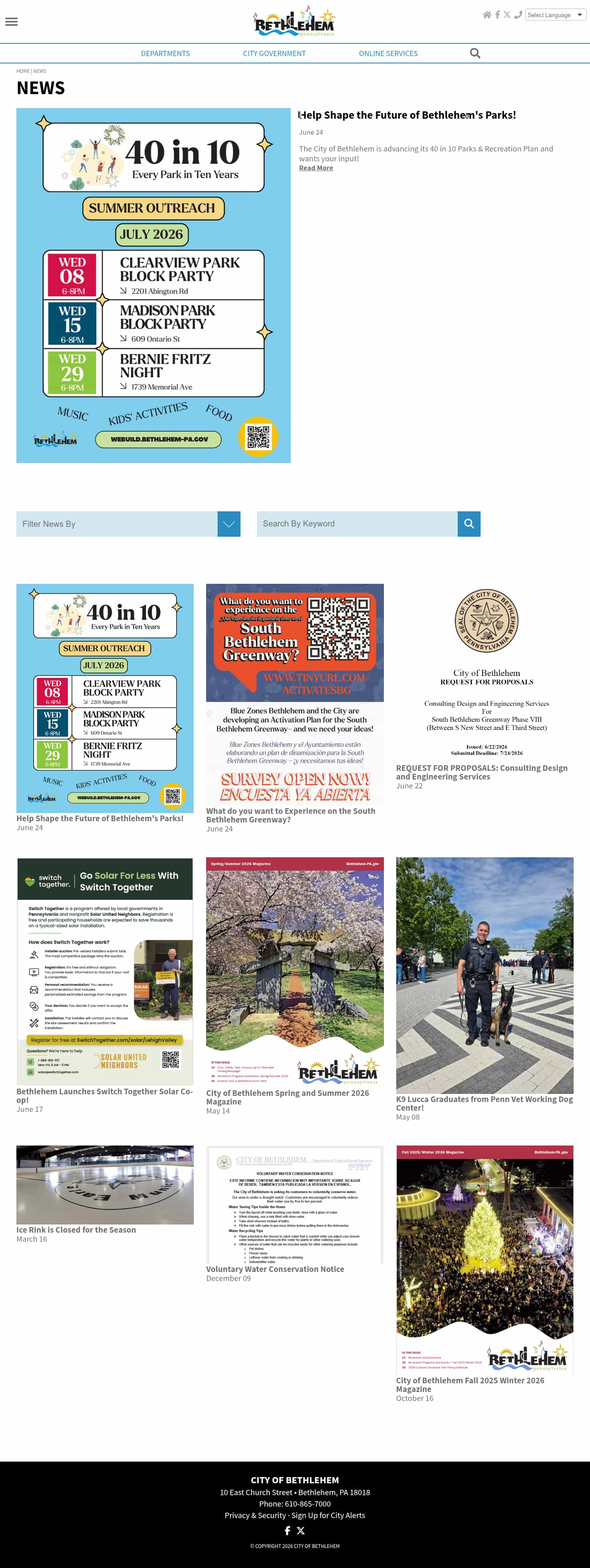 Latest website image capture