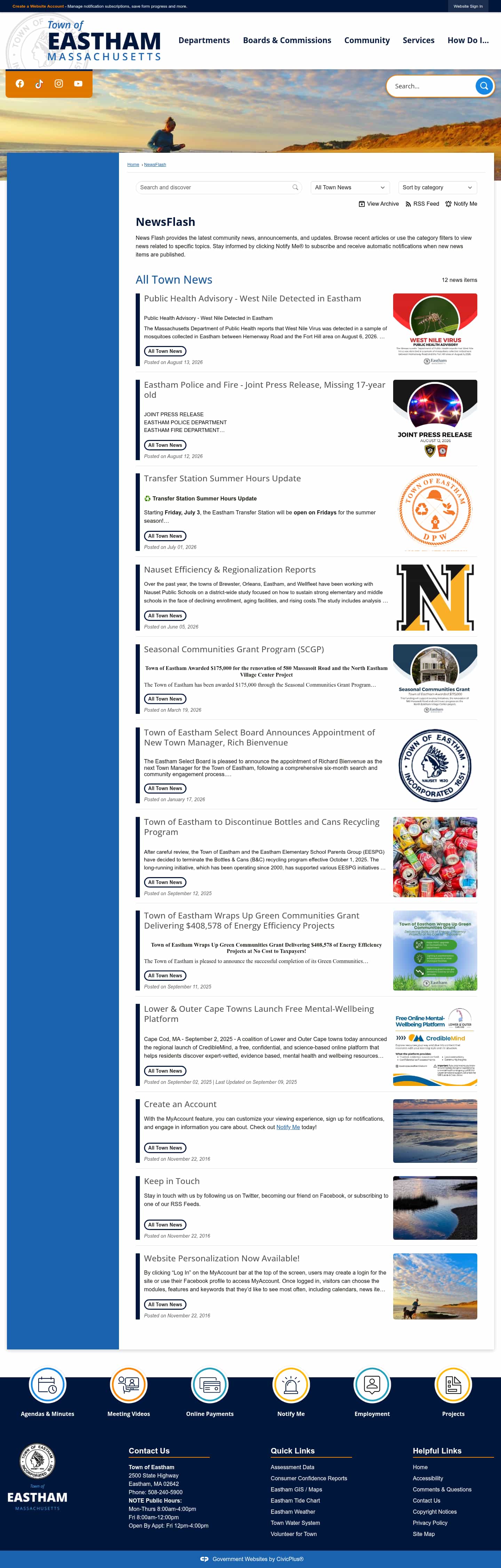 Latest website image capture