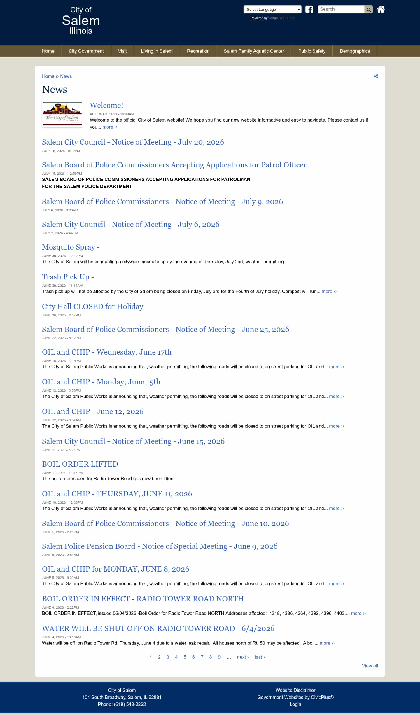 Latest website image capture