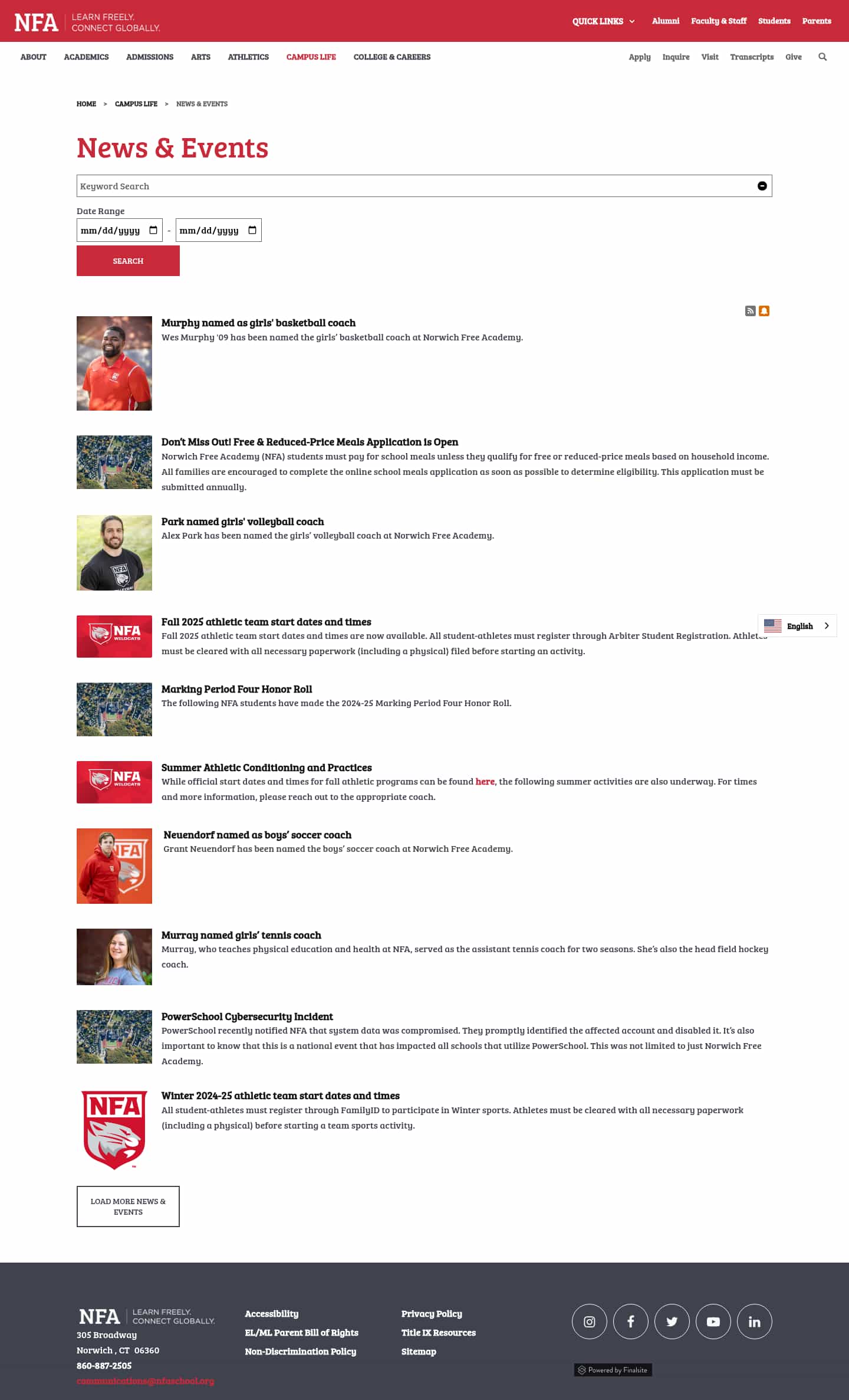 Latest website image capture