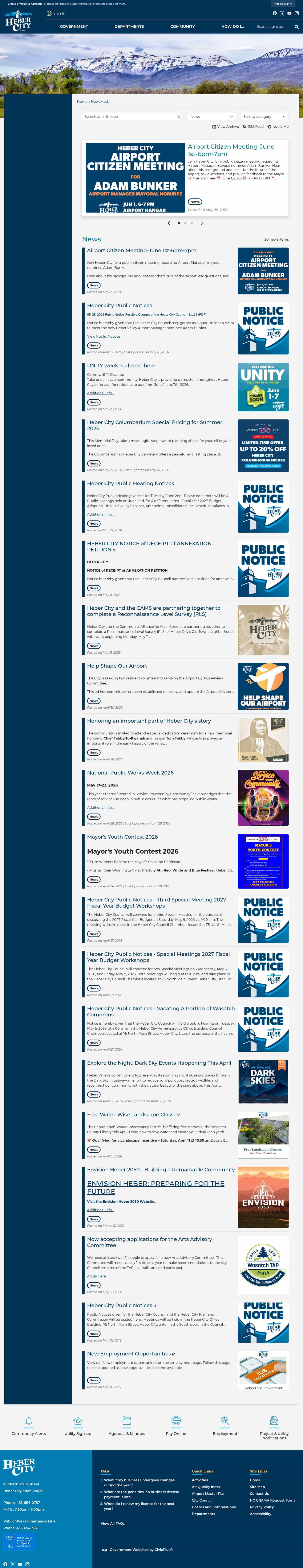 Latest website image capture