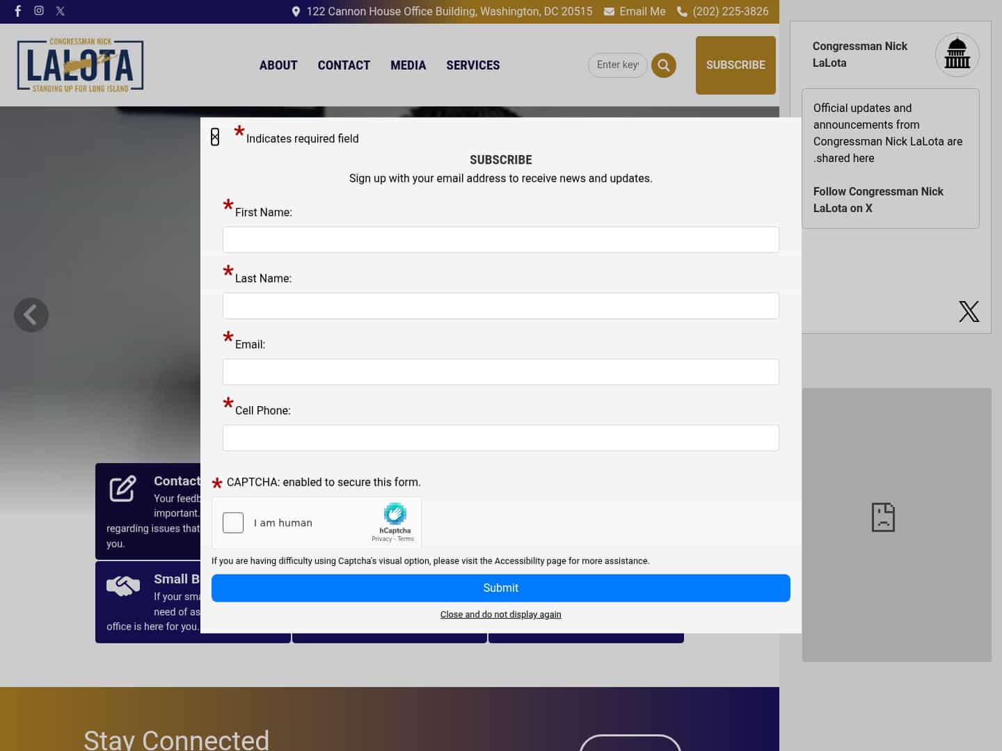 Latest website image capture