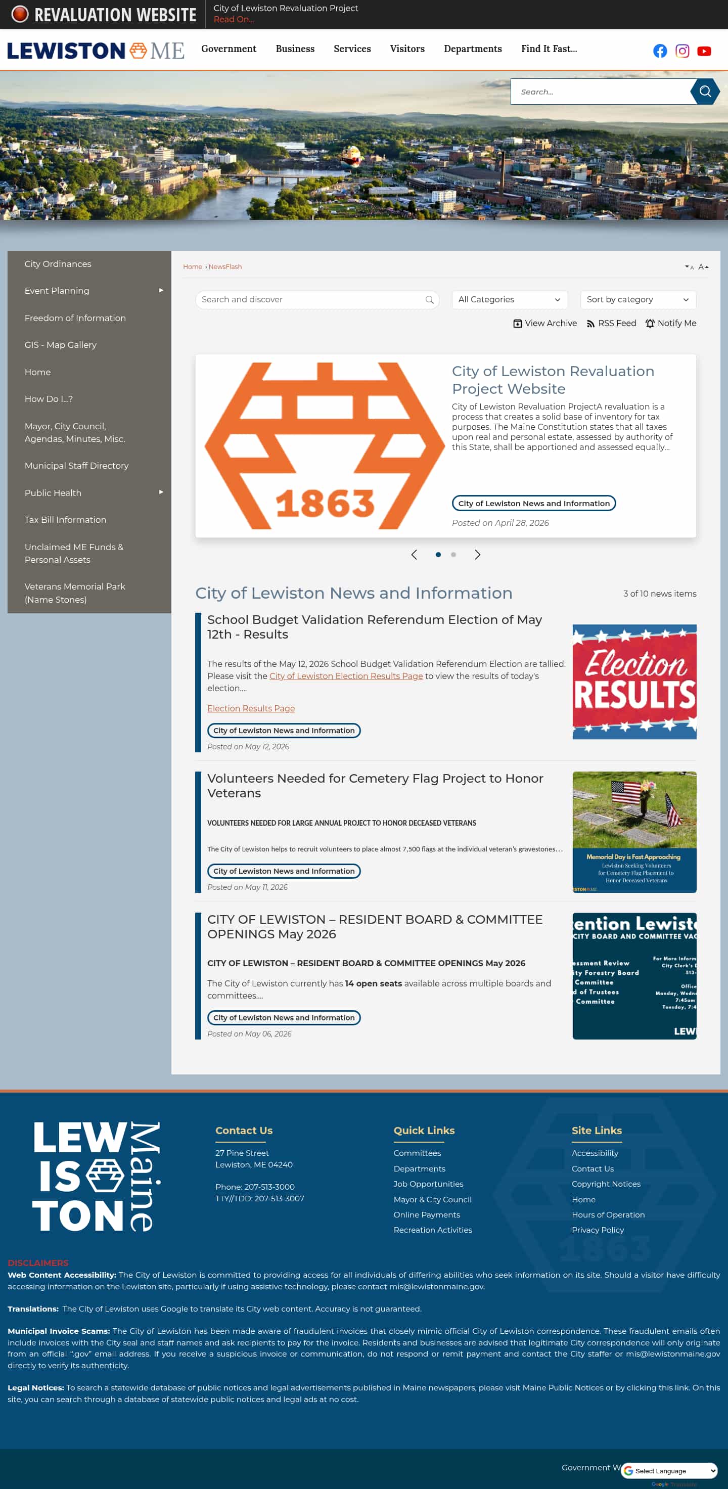 Latest website image capture