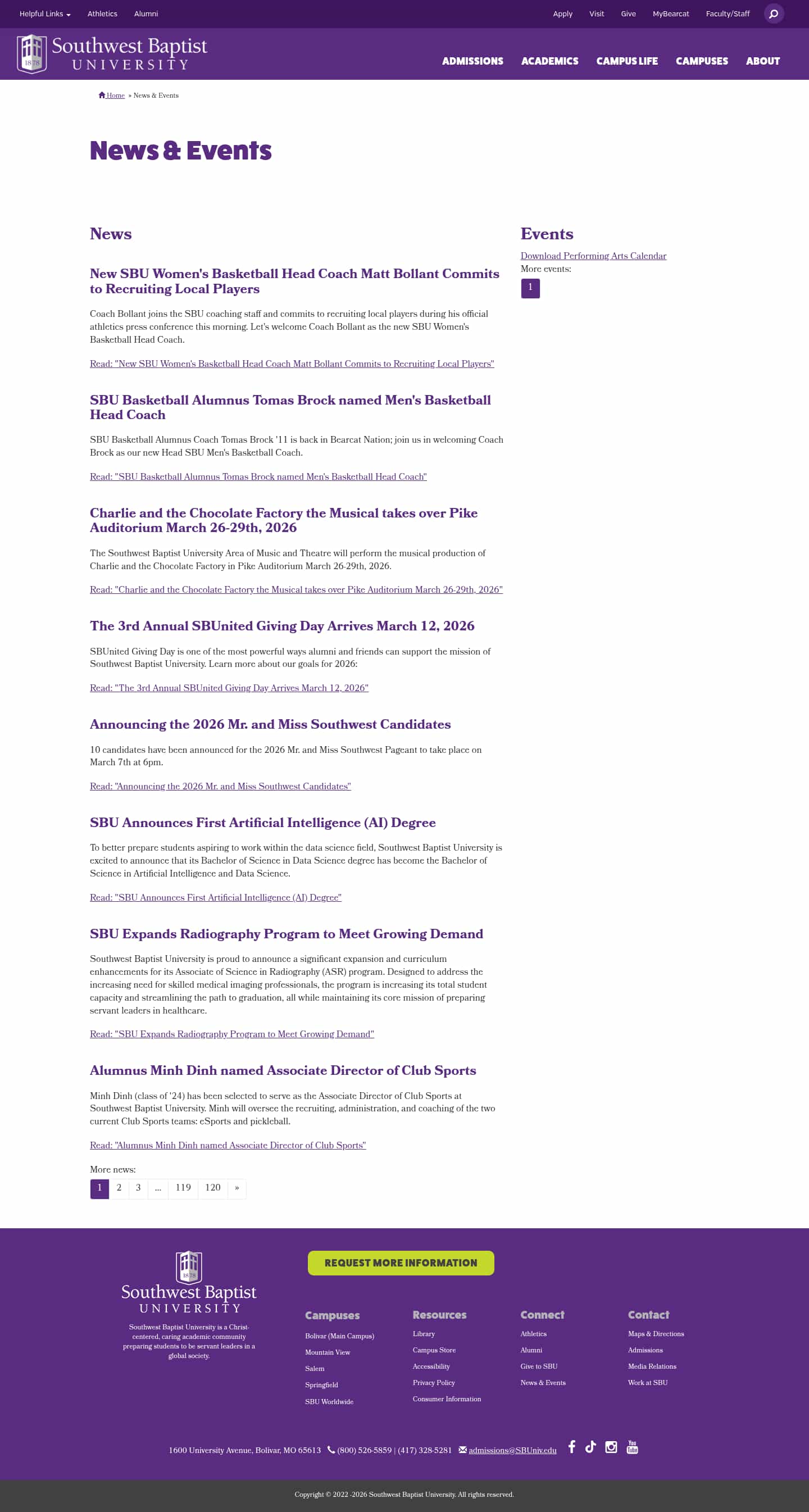 Latest website image capture