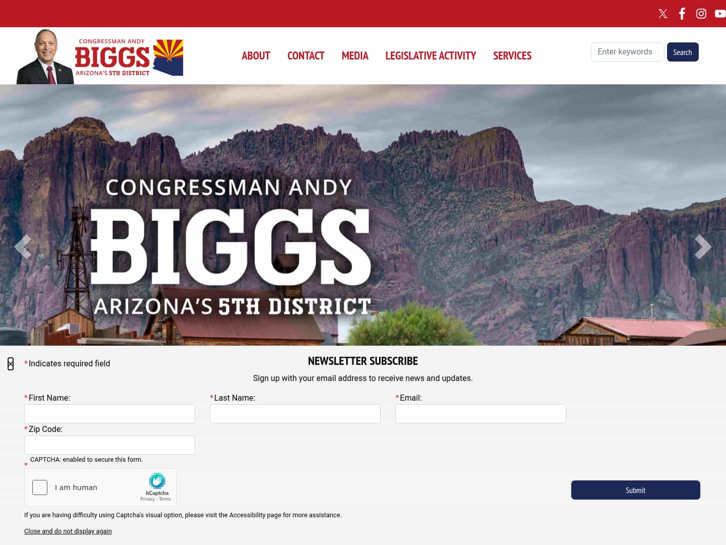 Latest website image capture