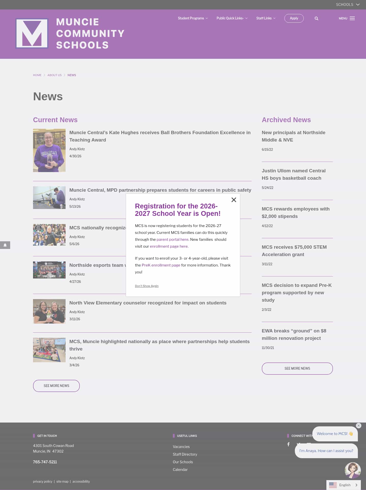 Latest website image capture