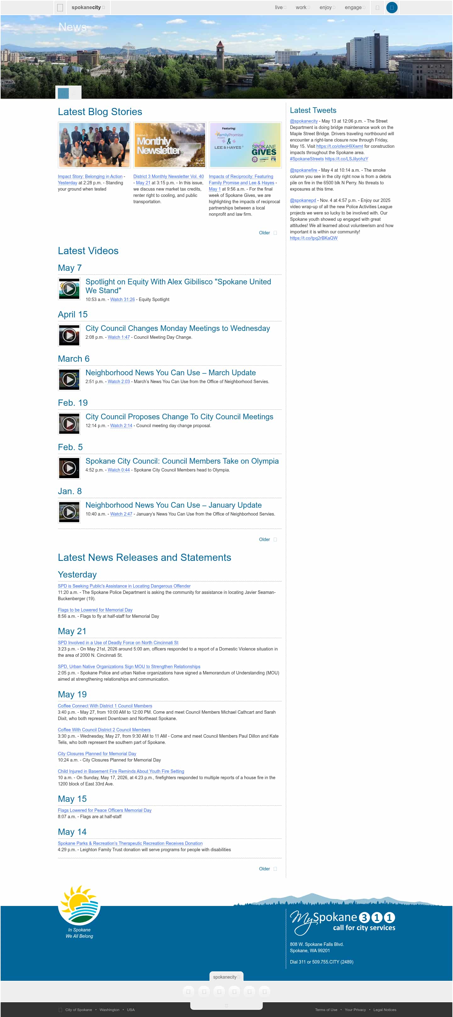 Latest website image capture