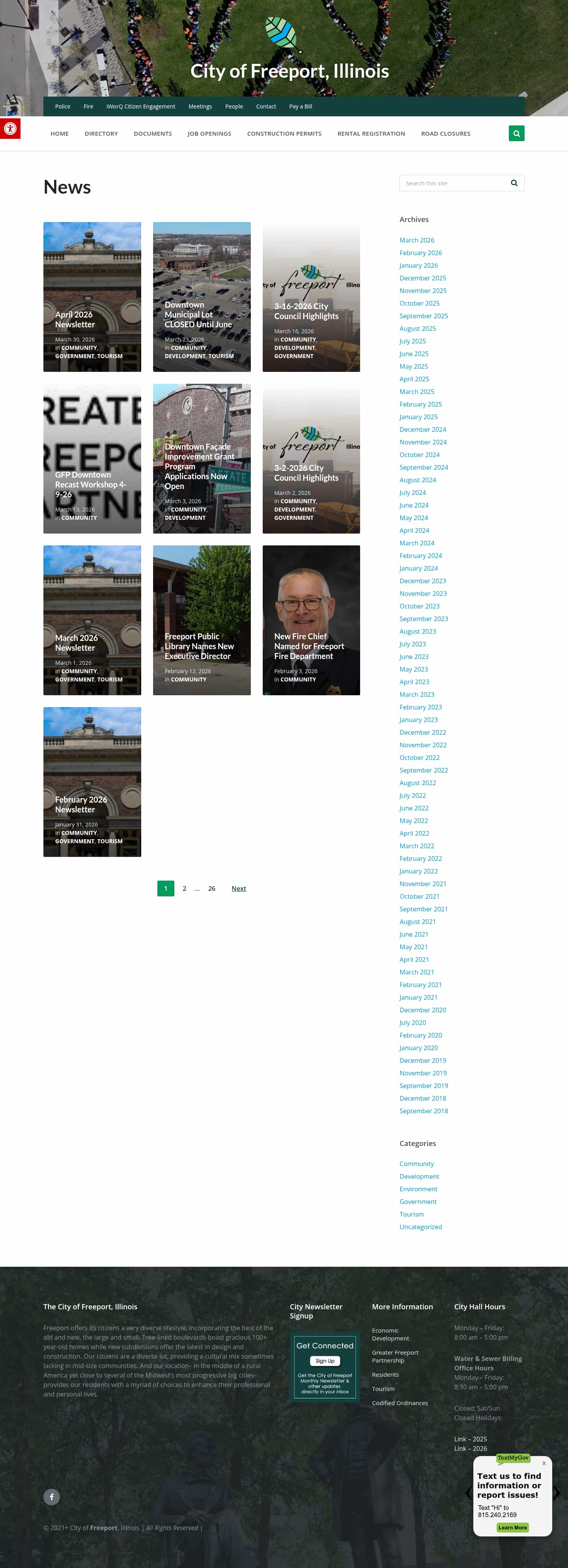 Latest website image capture