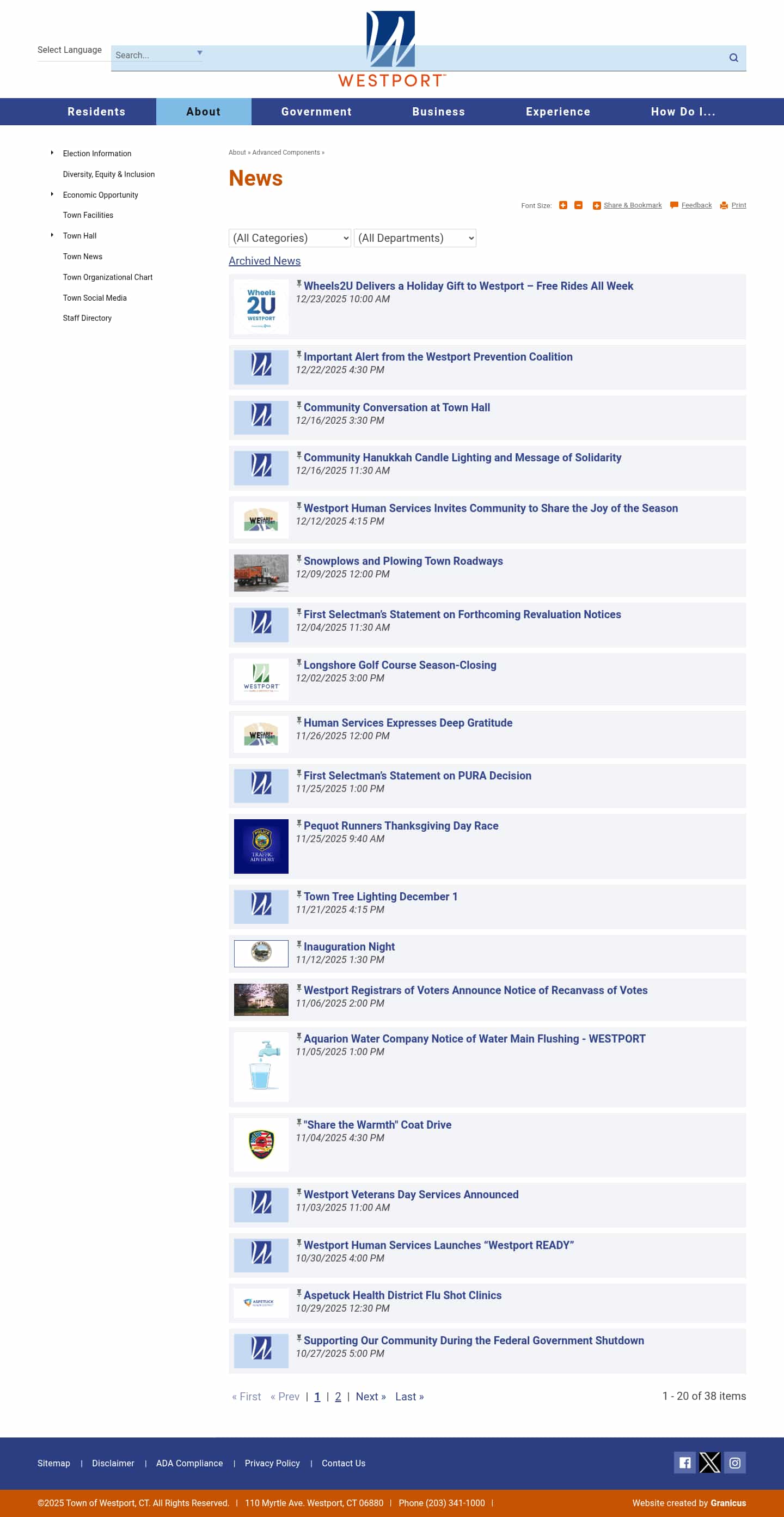 Latest website image capture