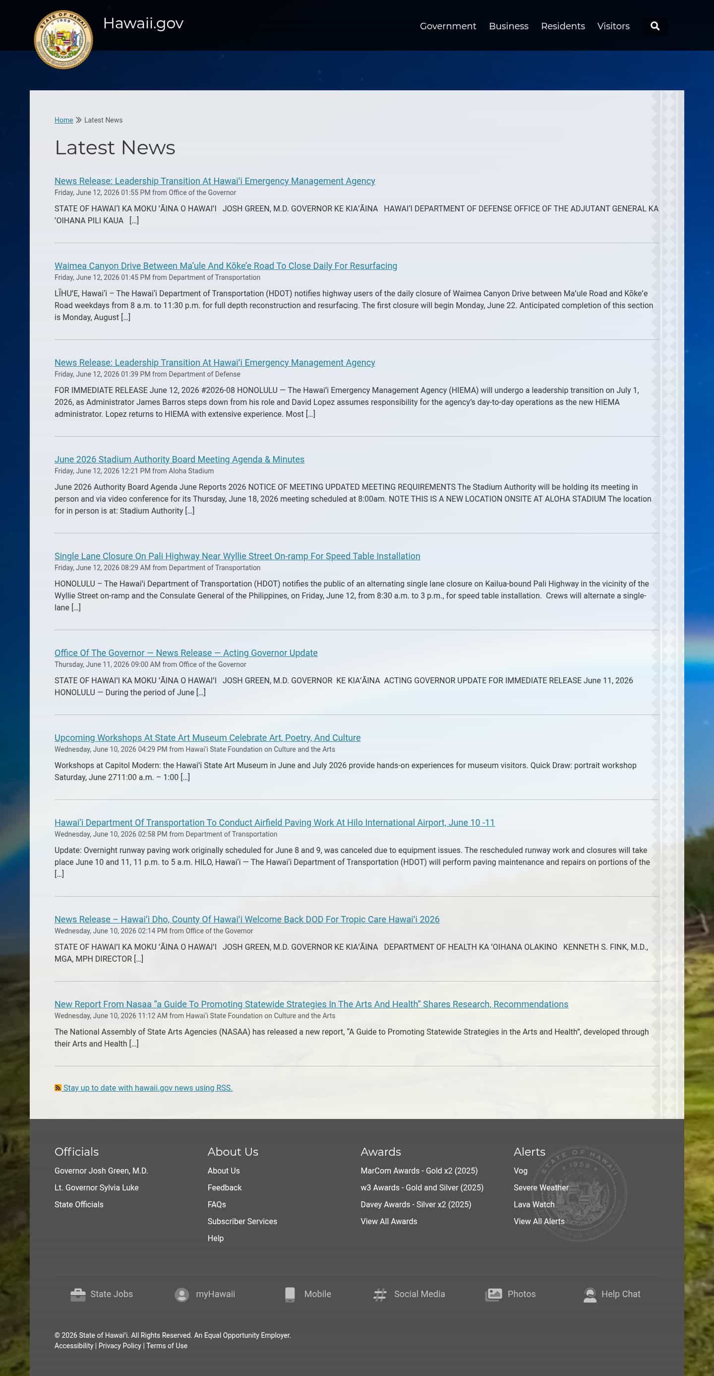 Latest website image capture