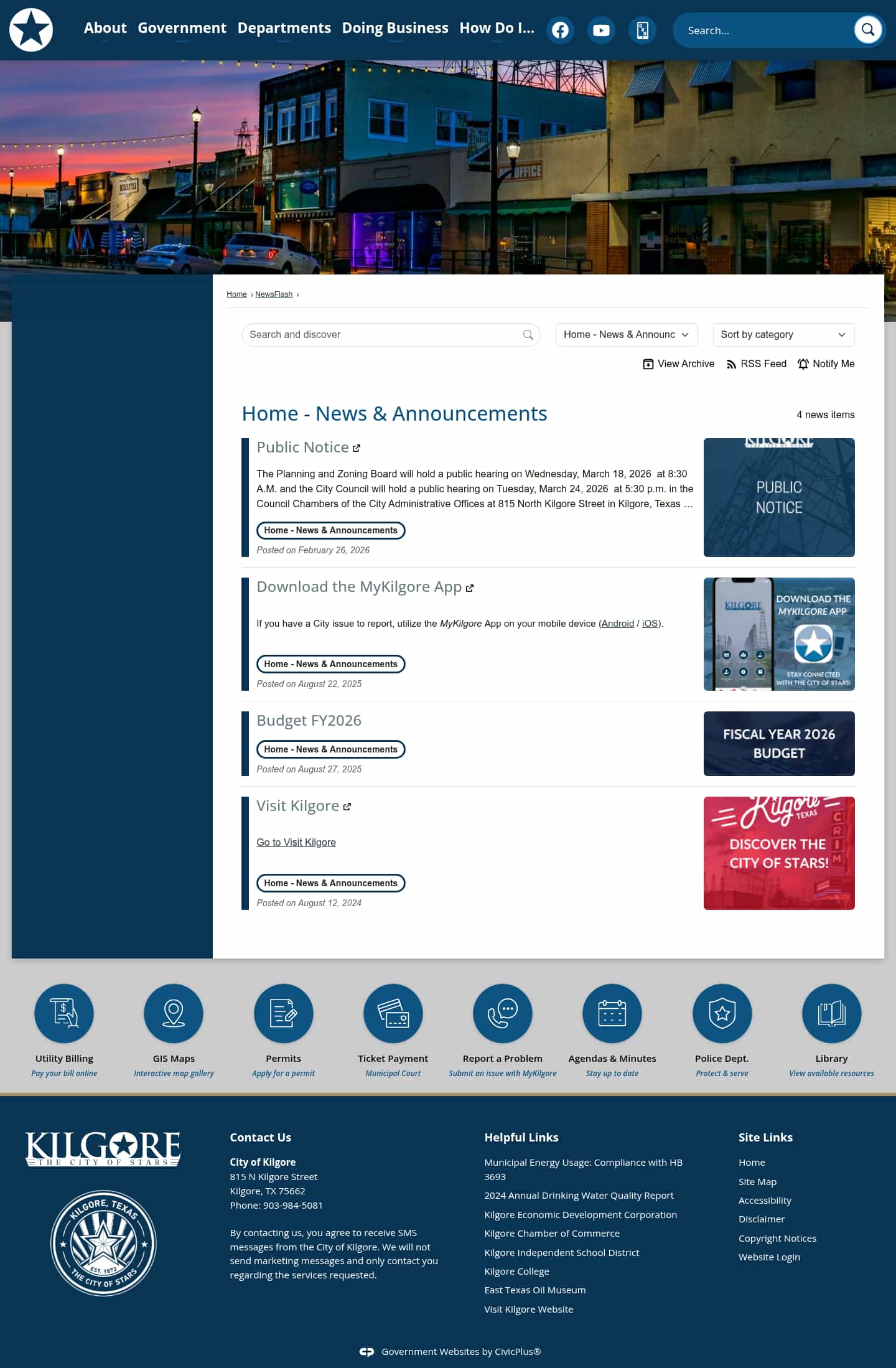 Latest website image capture
