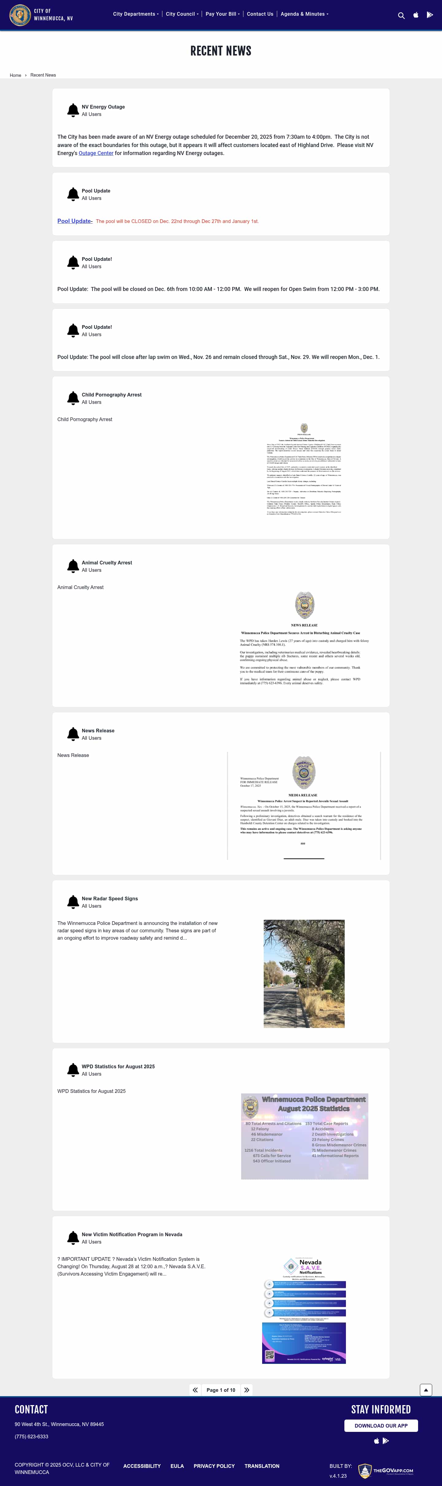 Latest website image capture