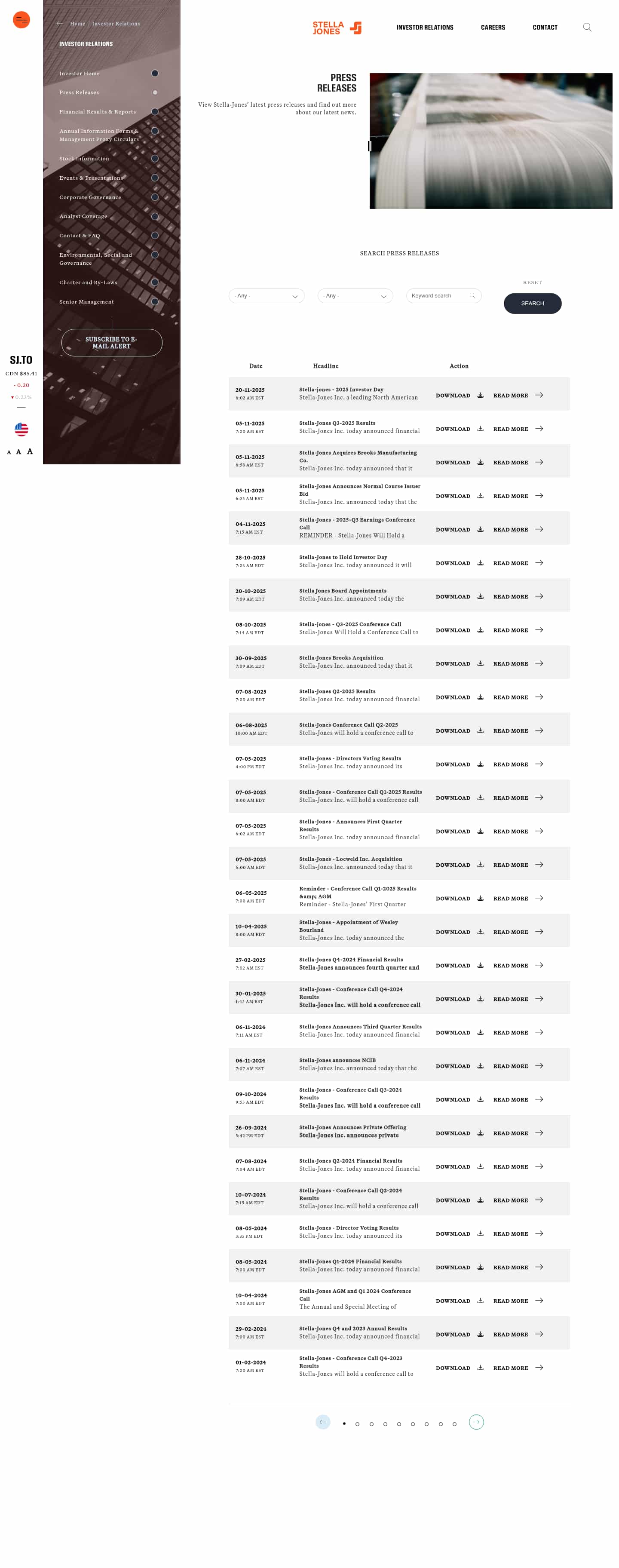 Latest website image capture