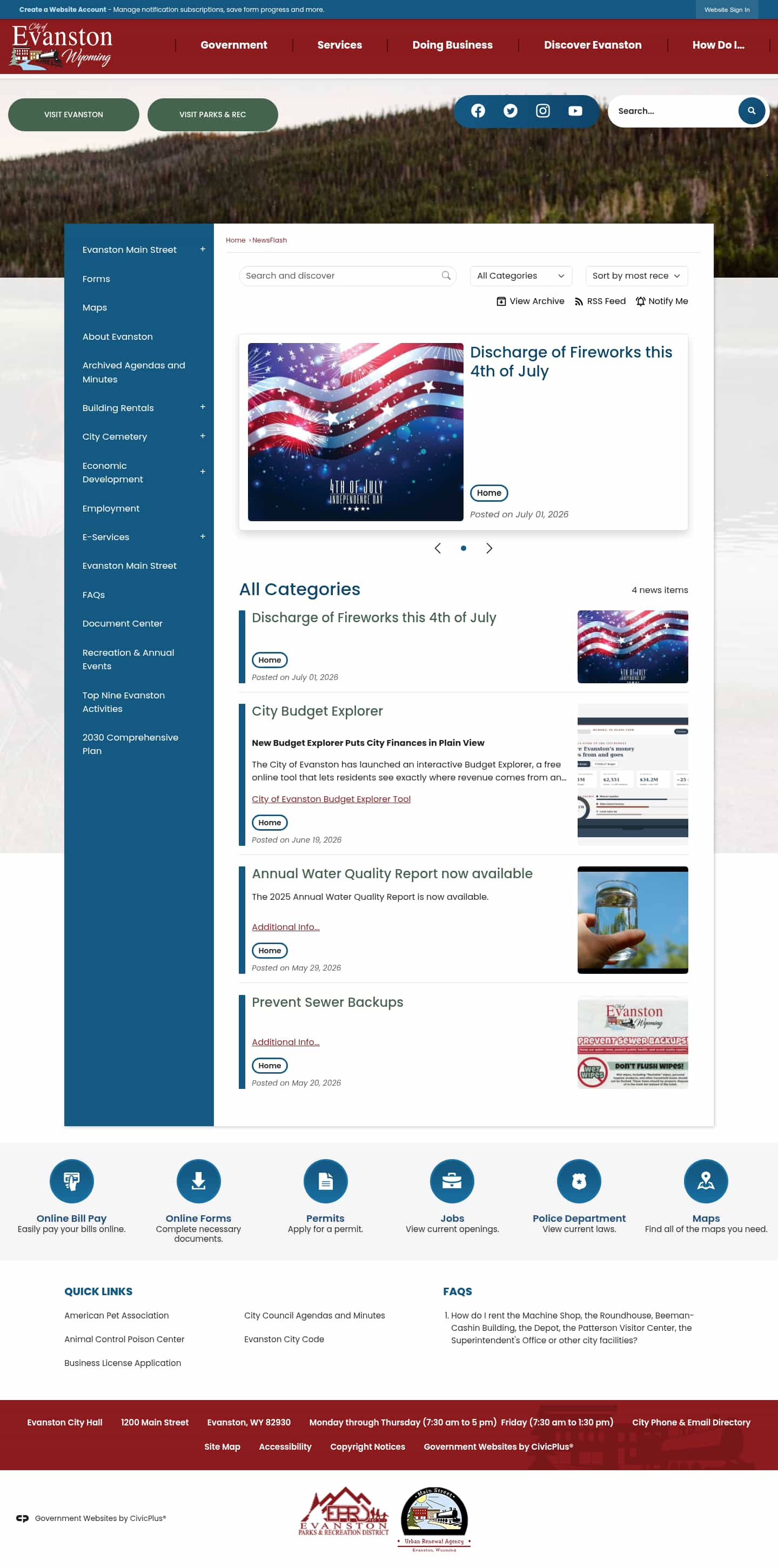 Latest website image capture