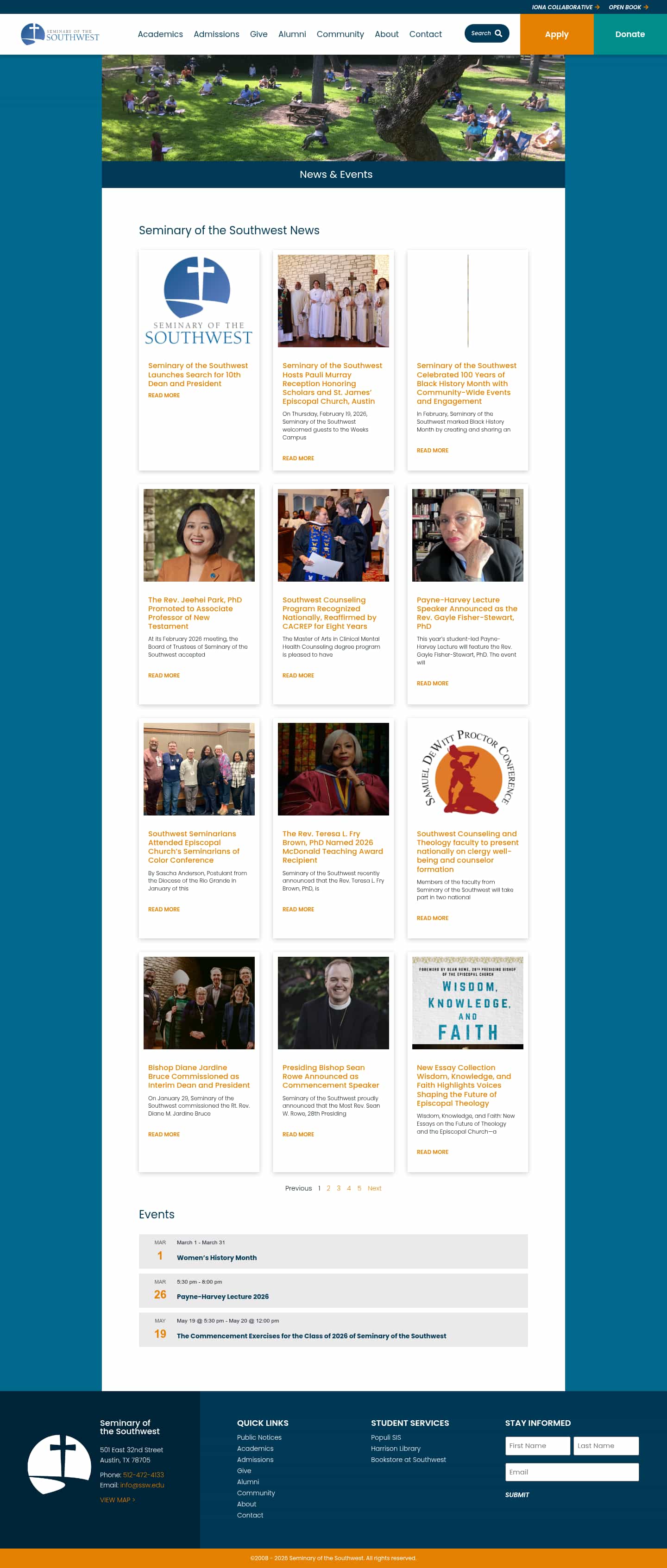 Latest website image capture