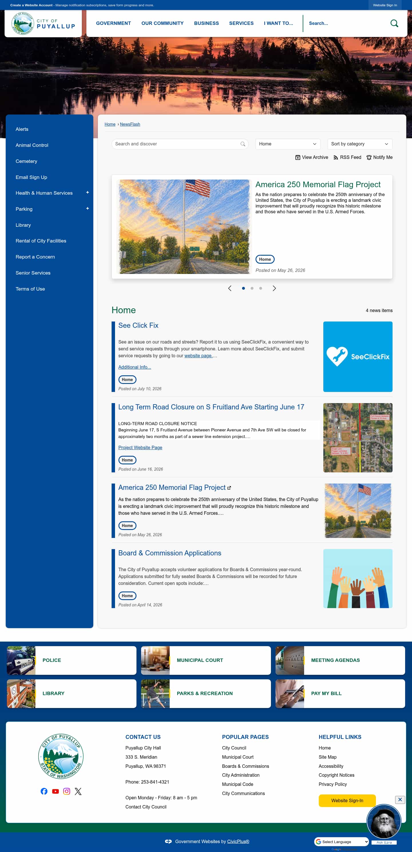 Latest website image capture