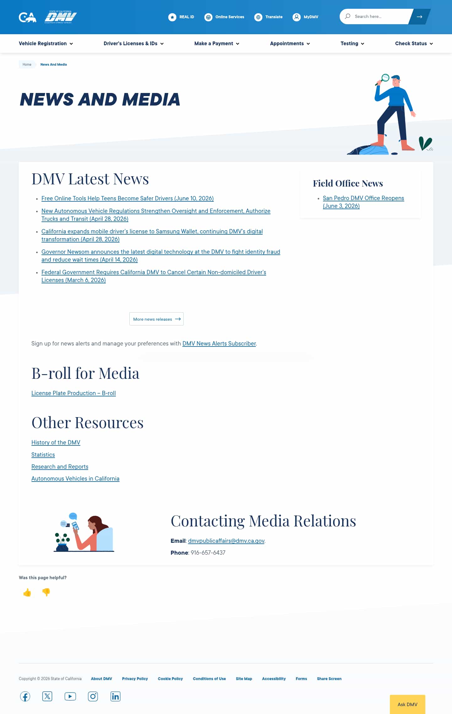 Latest website image capture