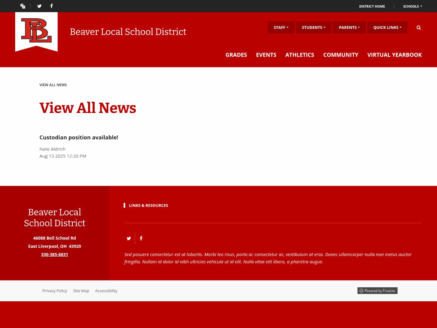 Latest website image capture