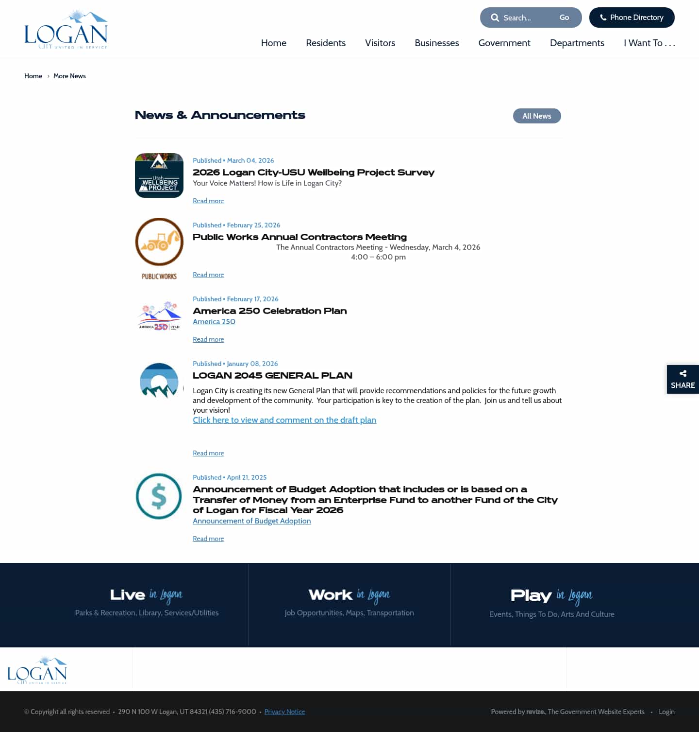 Latest website image capture