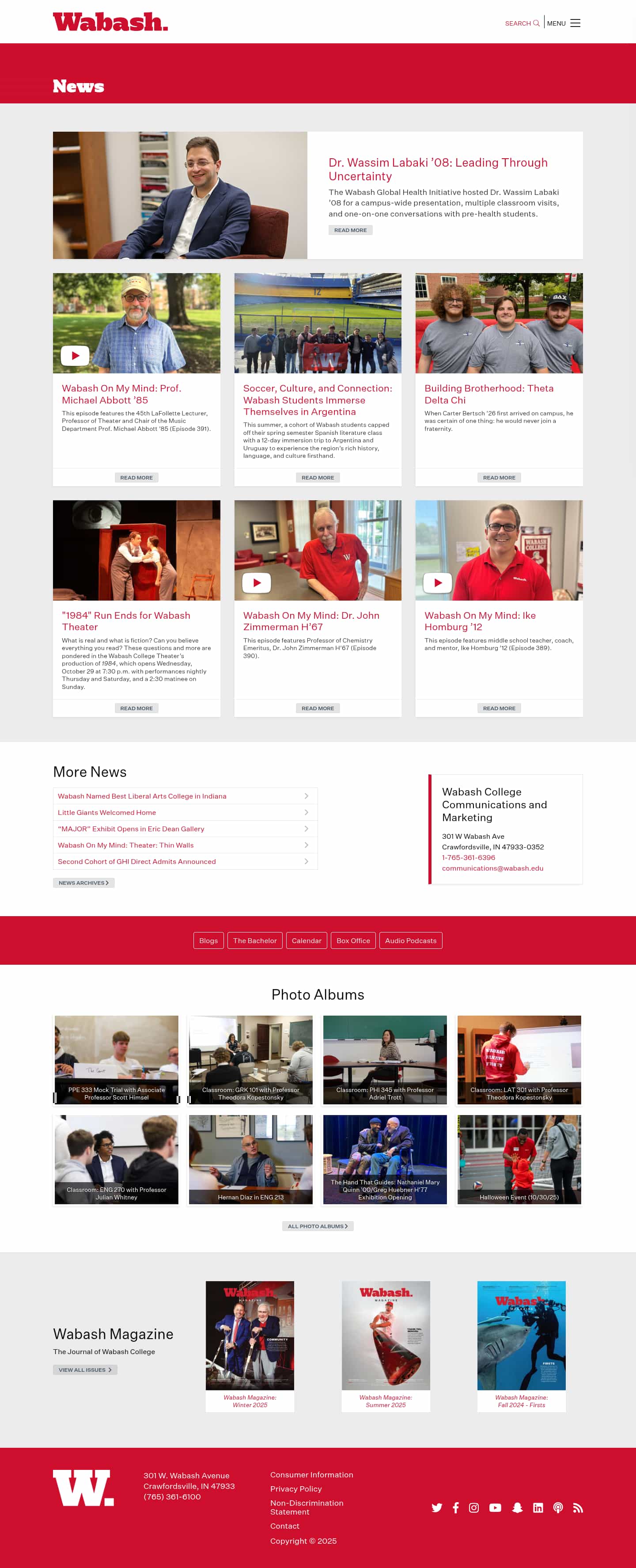 Latest website image capture