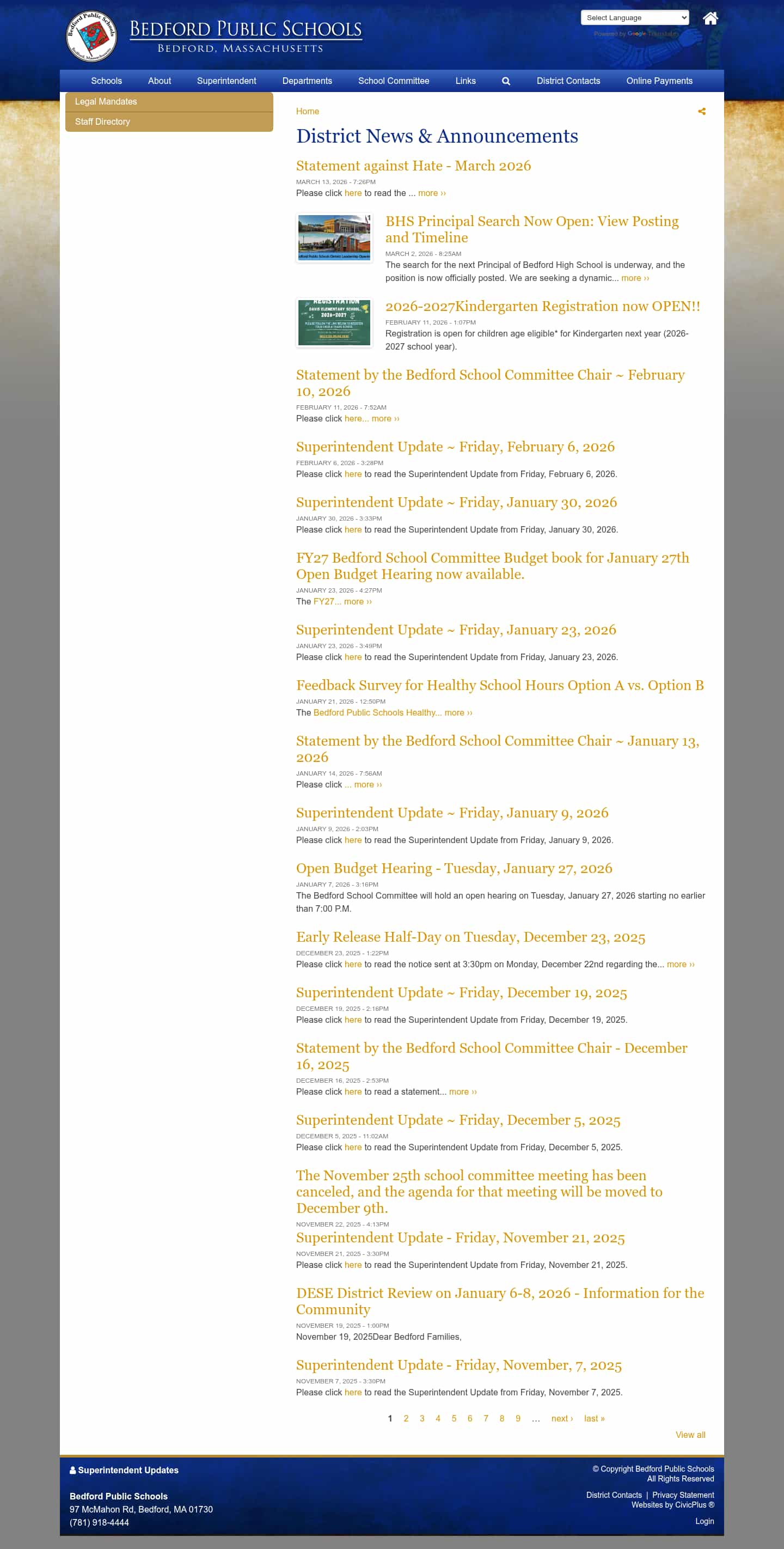 Latest website image capture