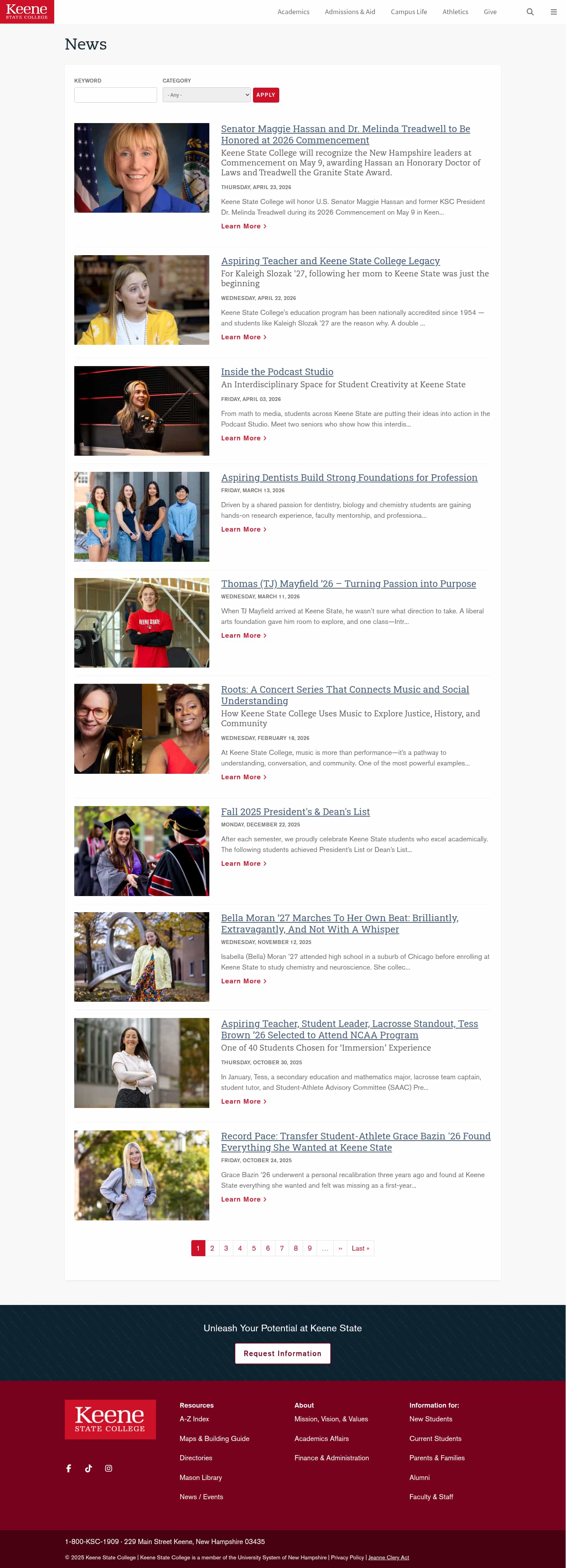 Latest website image capture