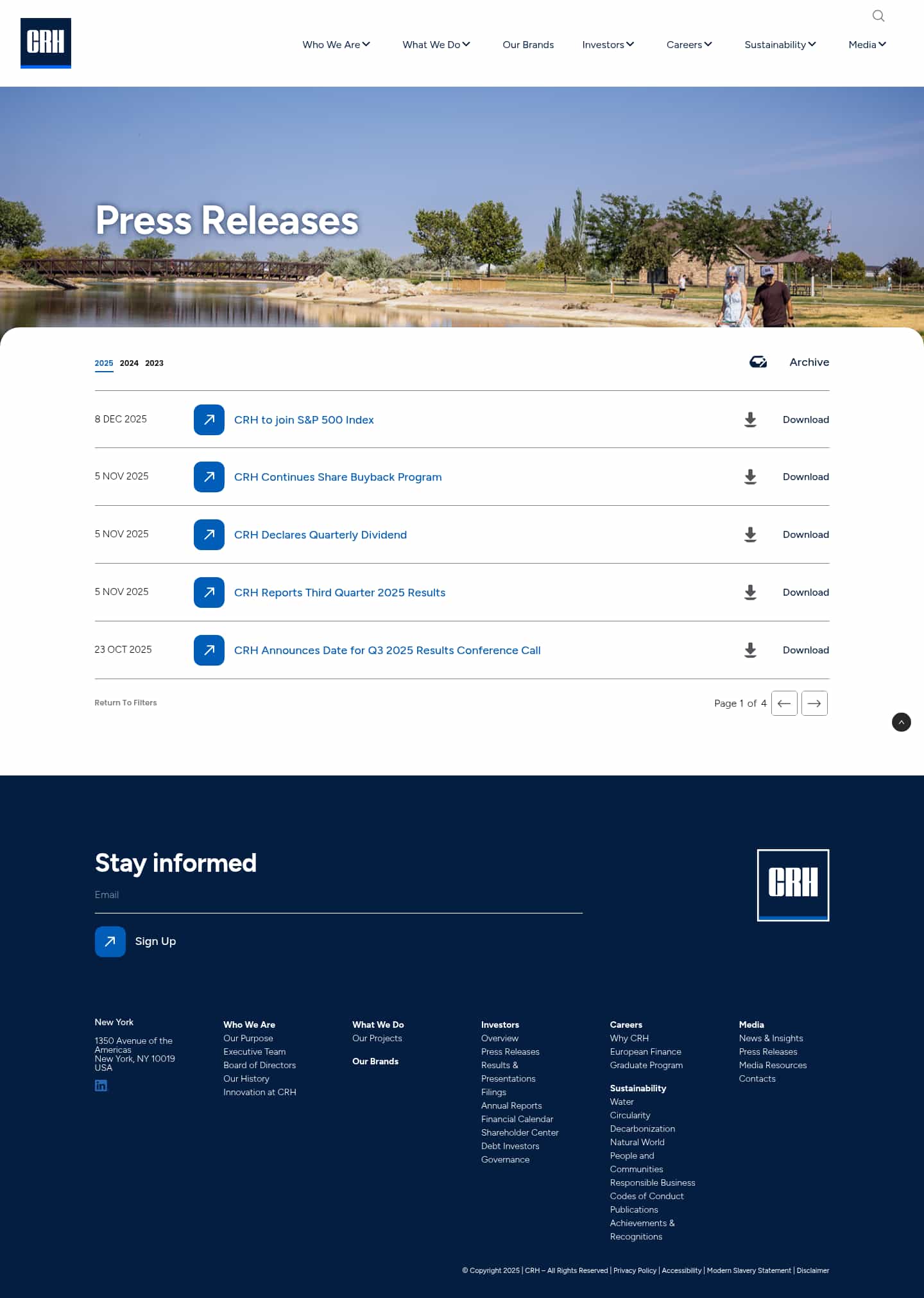 Latest website image capture