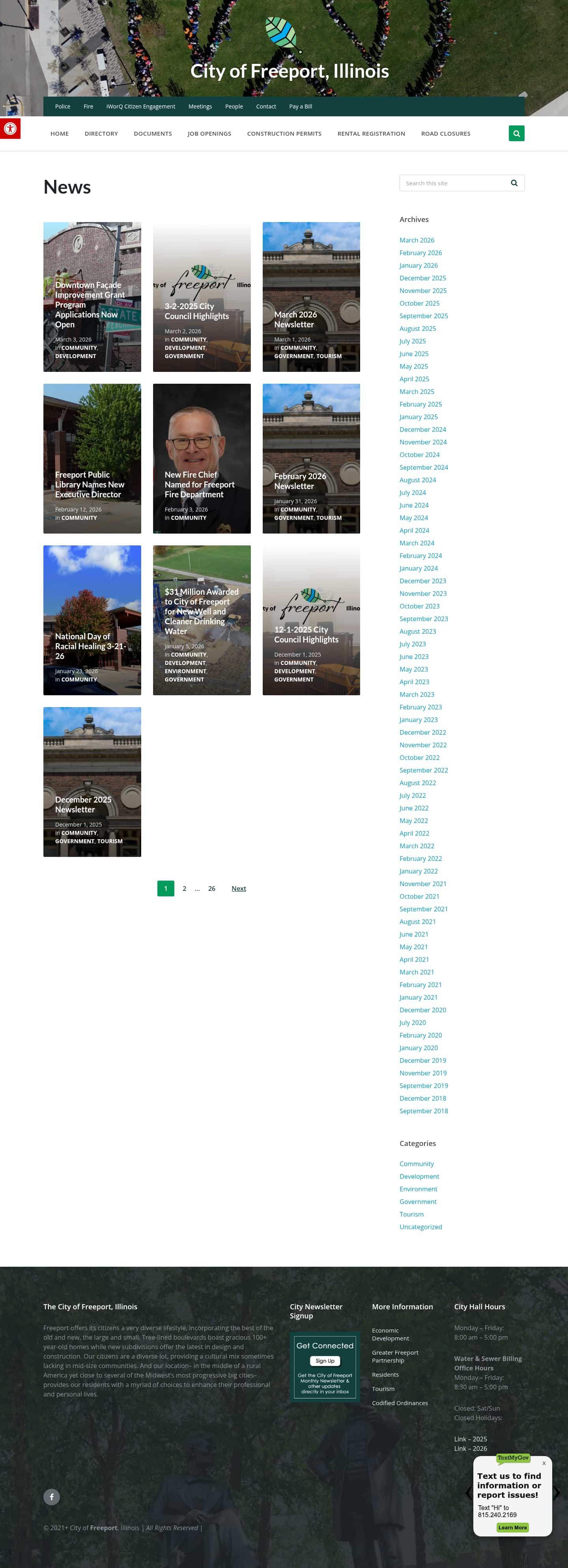 Latest website image capture