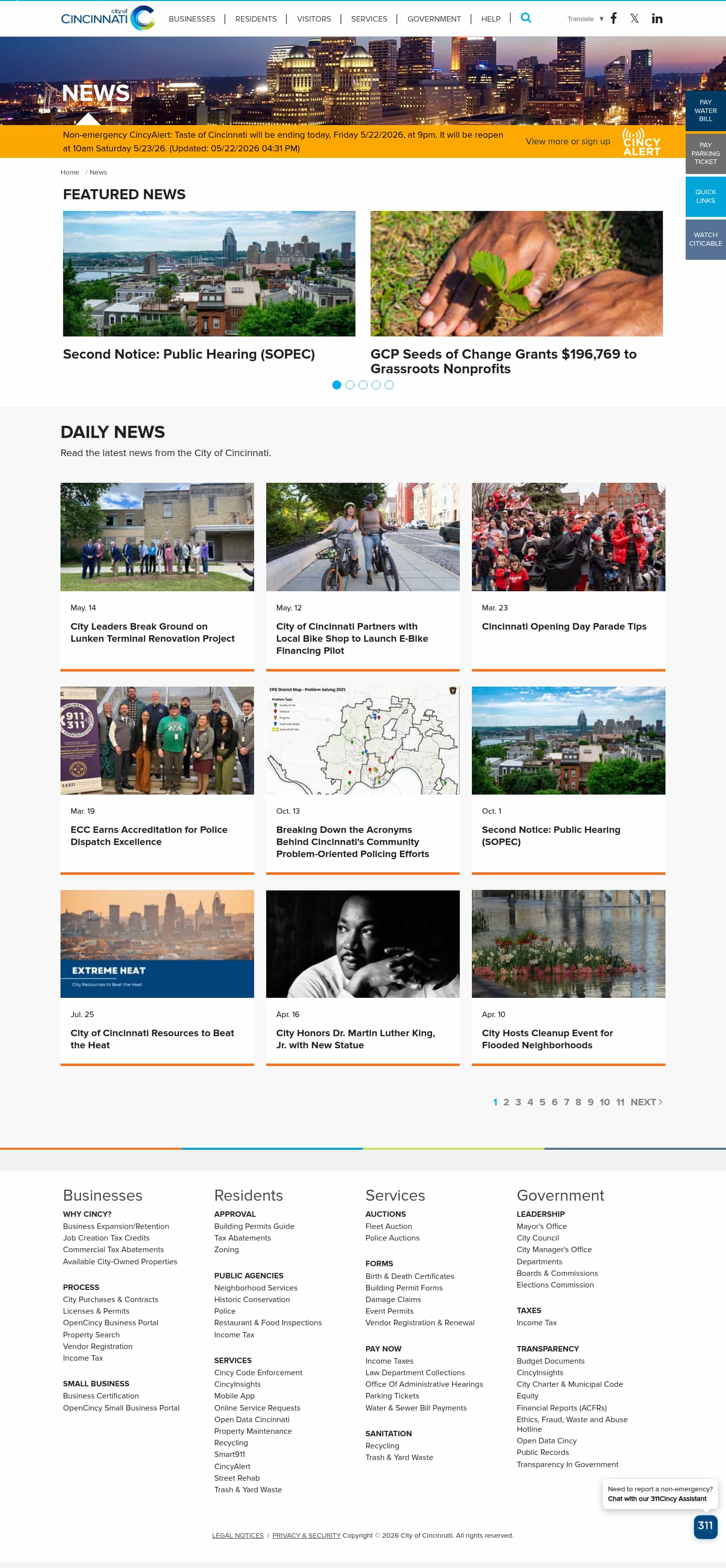 Latest website image capture