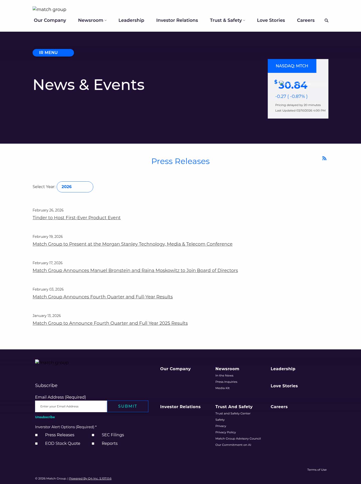Latest website image capture