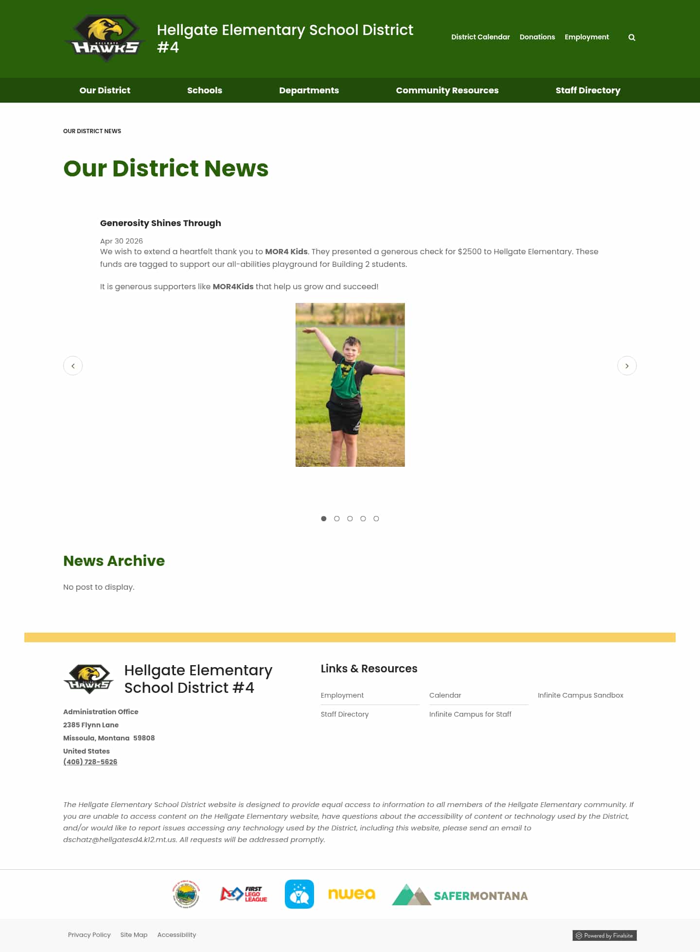 Latest website image capture