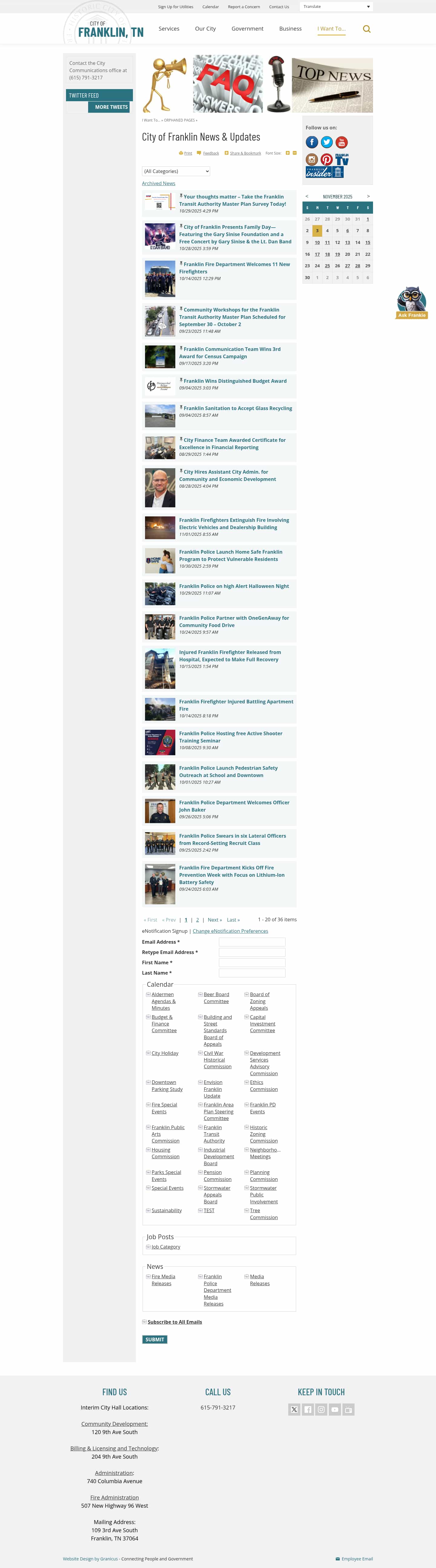 Latest website image capture