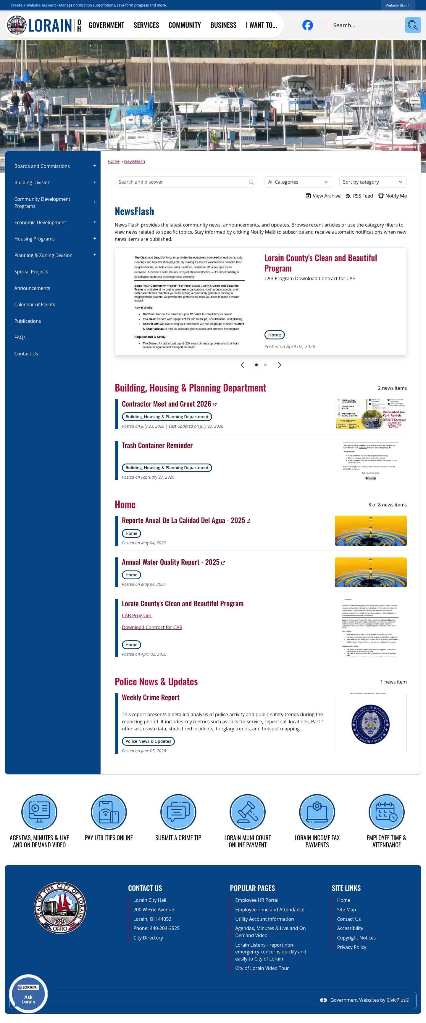 Latest website image capture