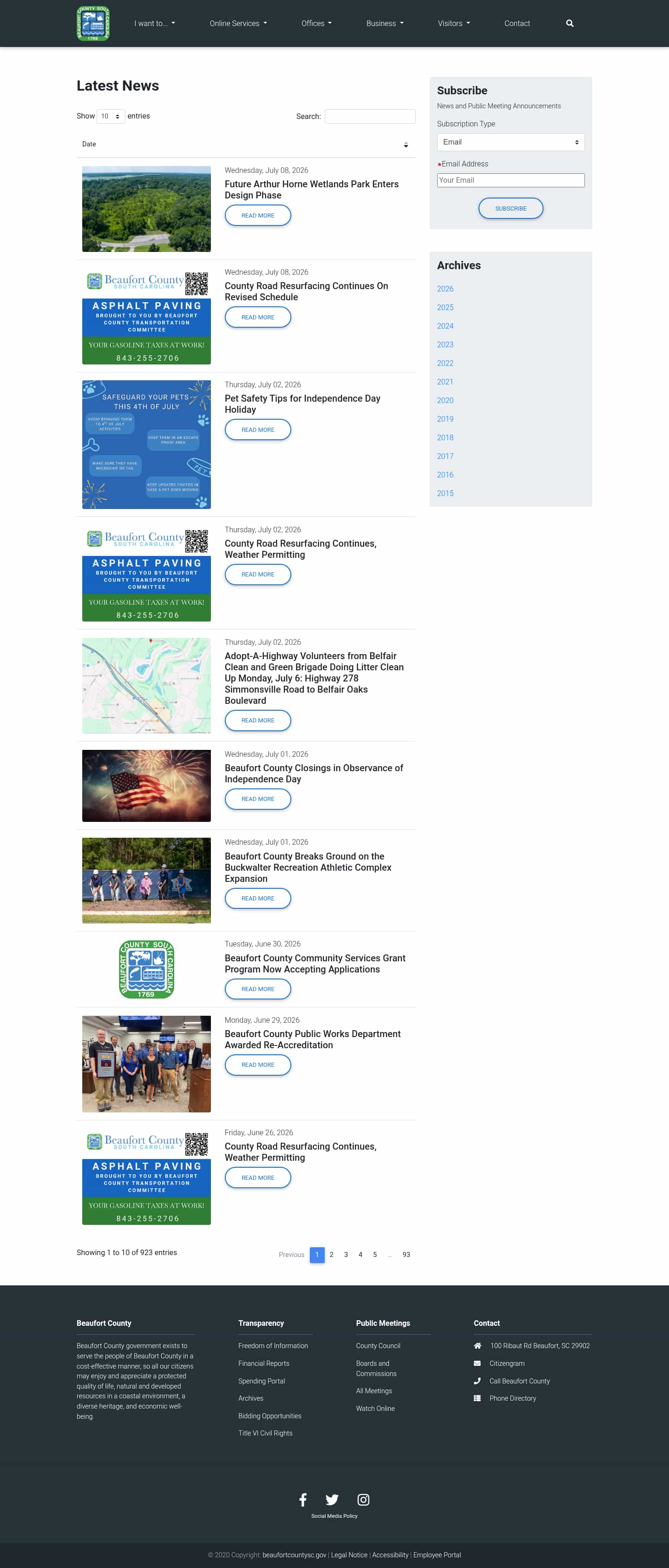 Latest website image capture