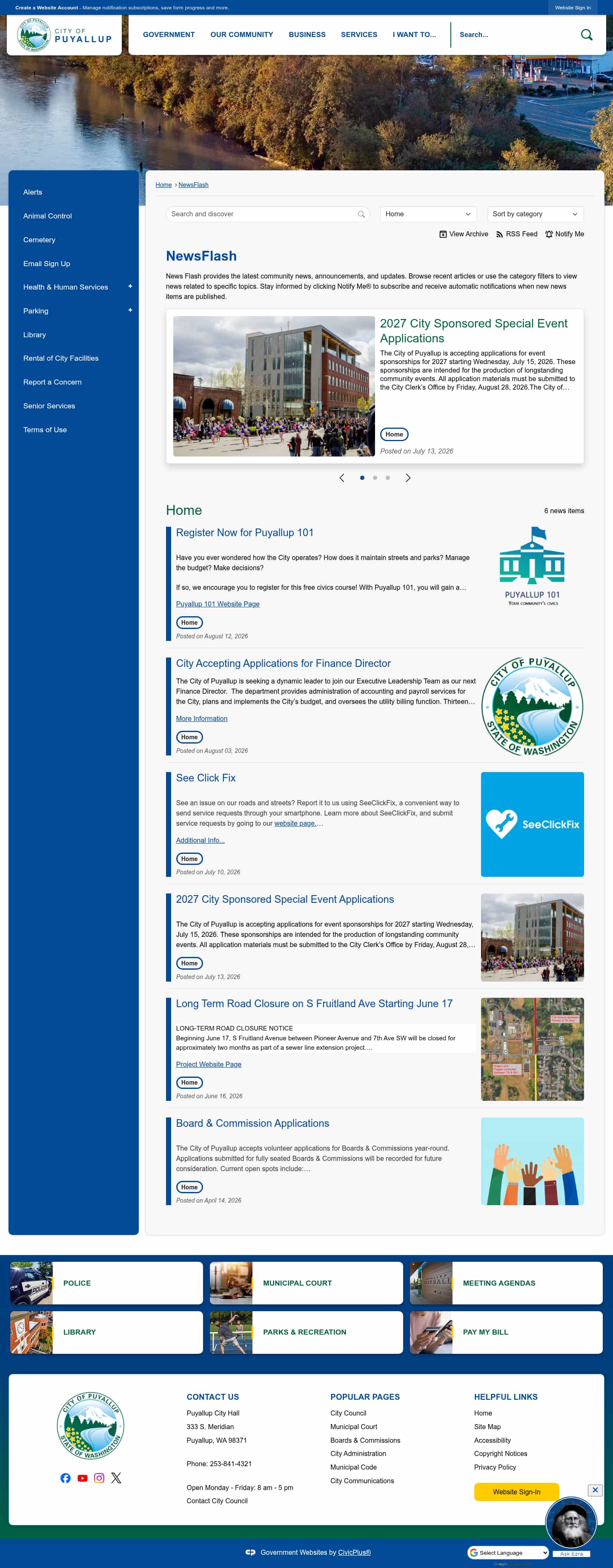 Latest website image capture