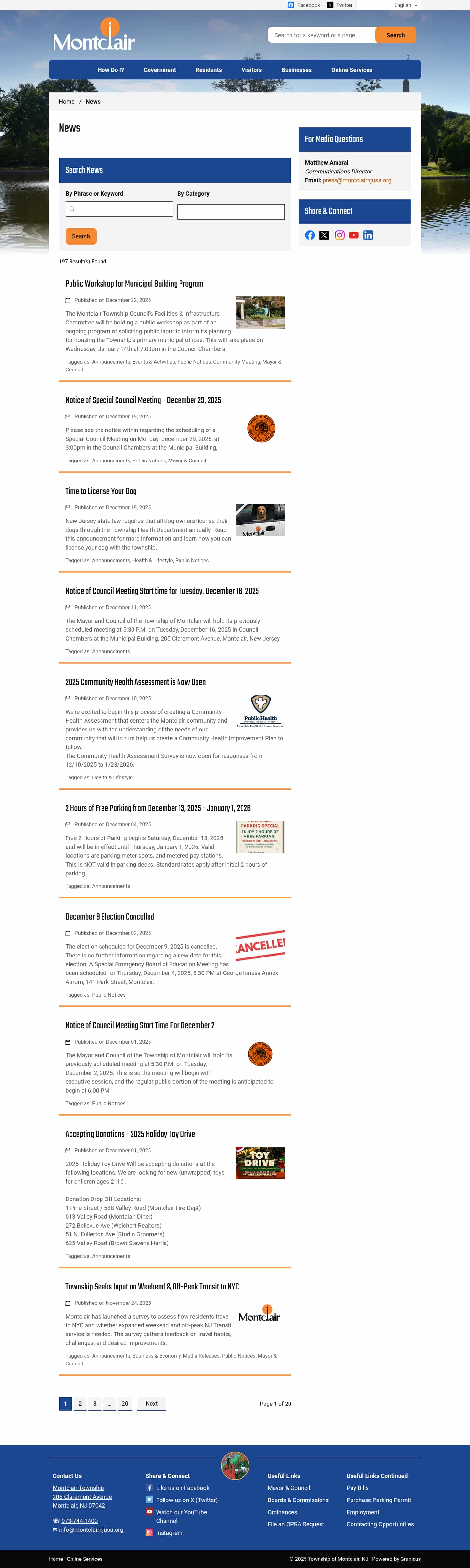 Latest website image capture