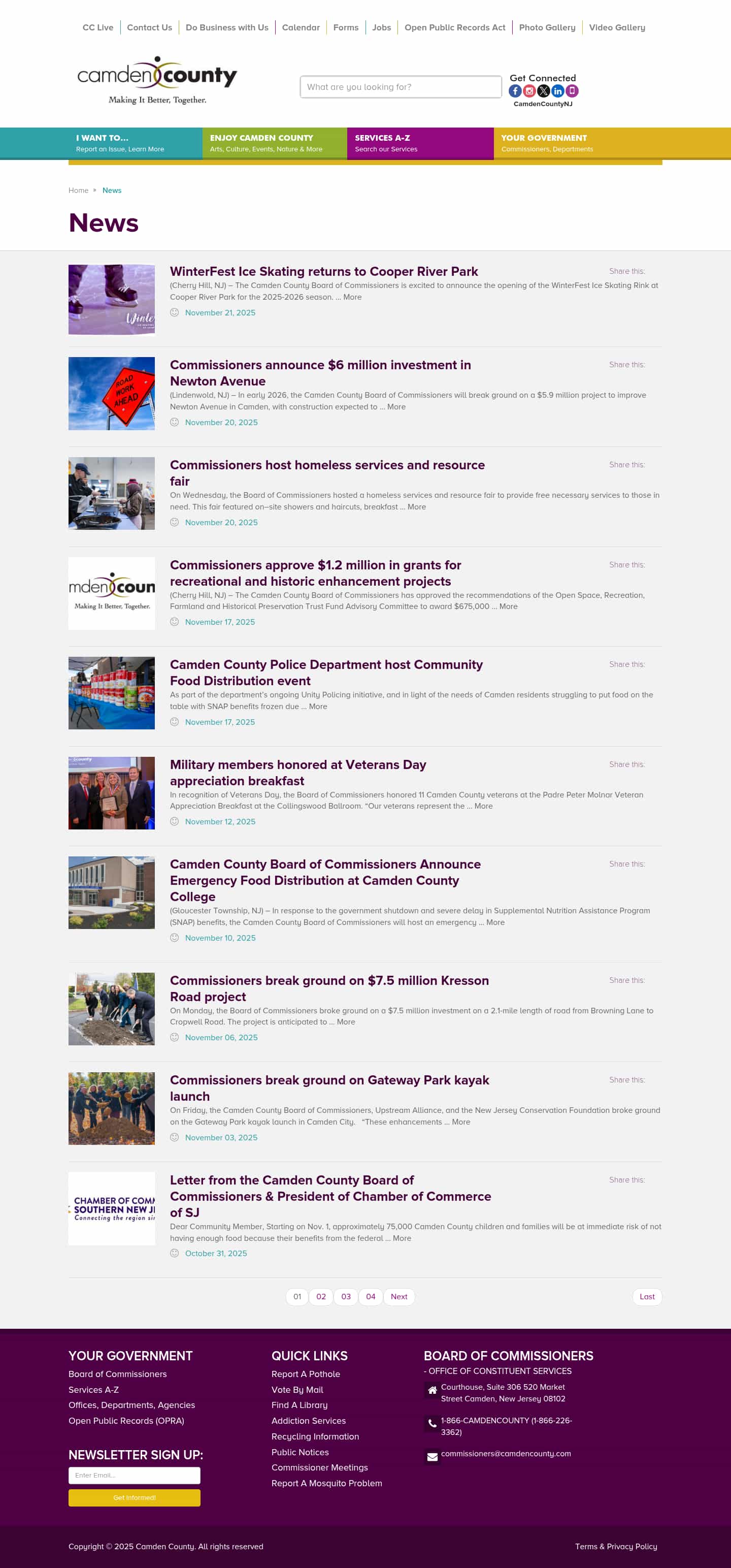 Latest website image capture