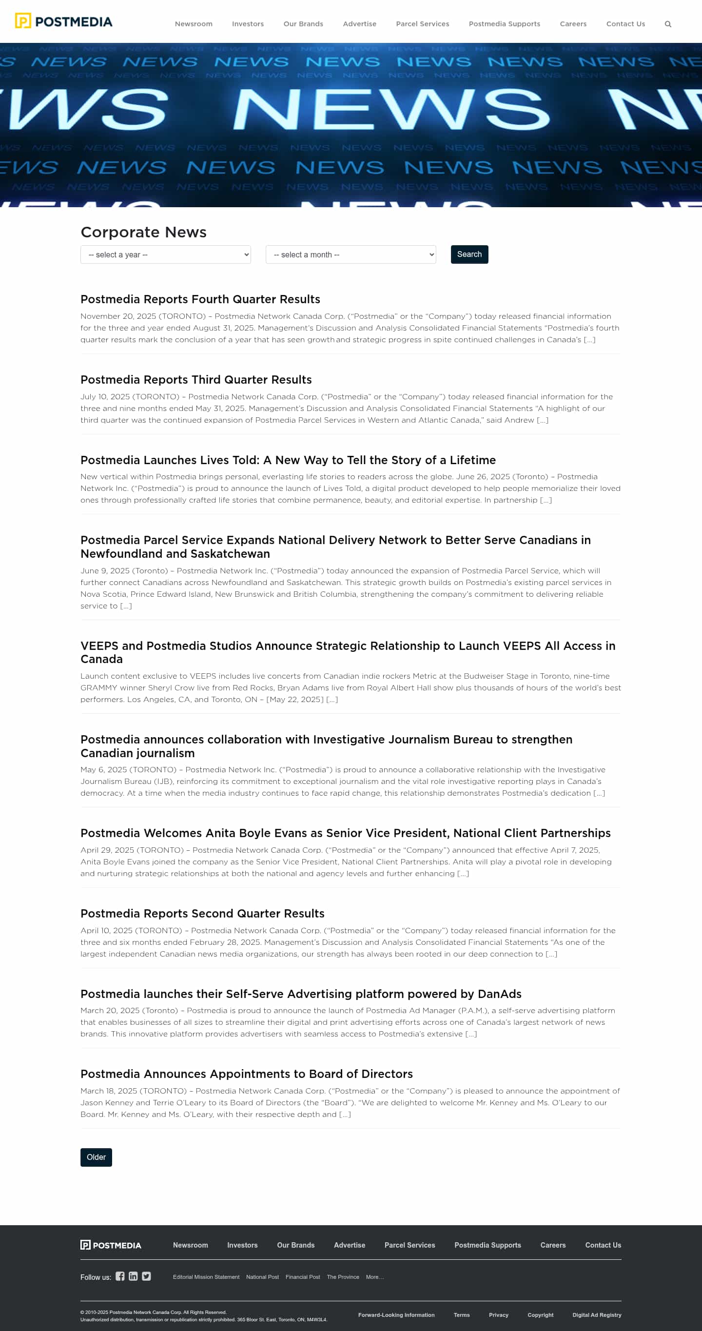 Latest website image capture