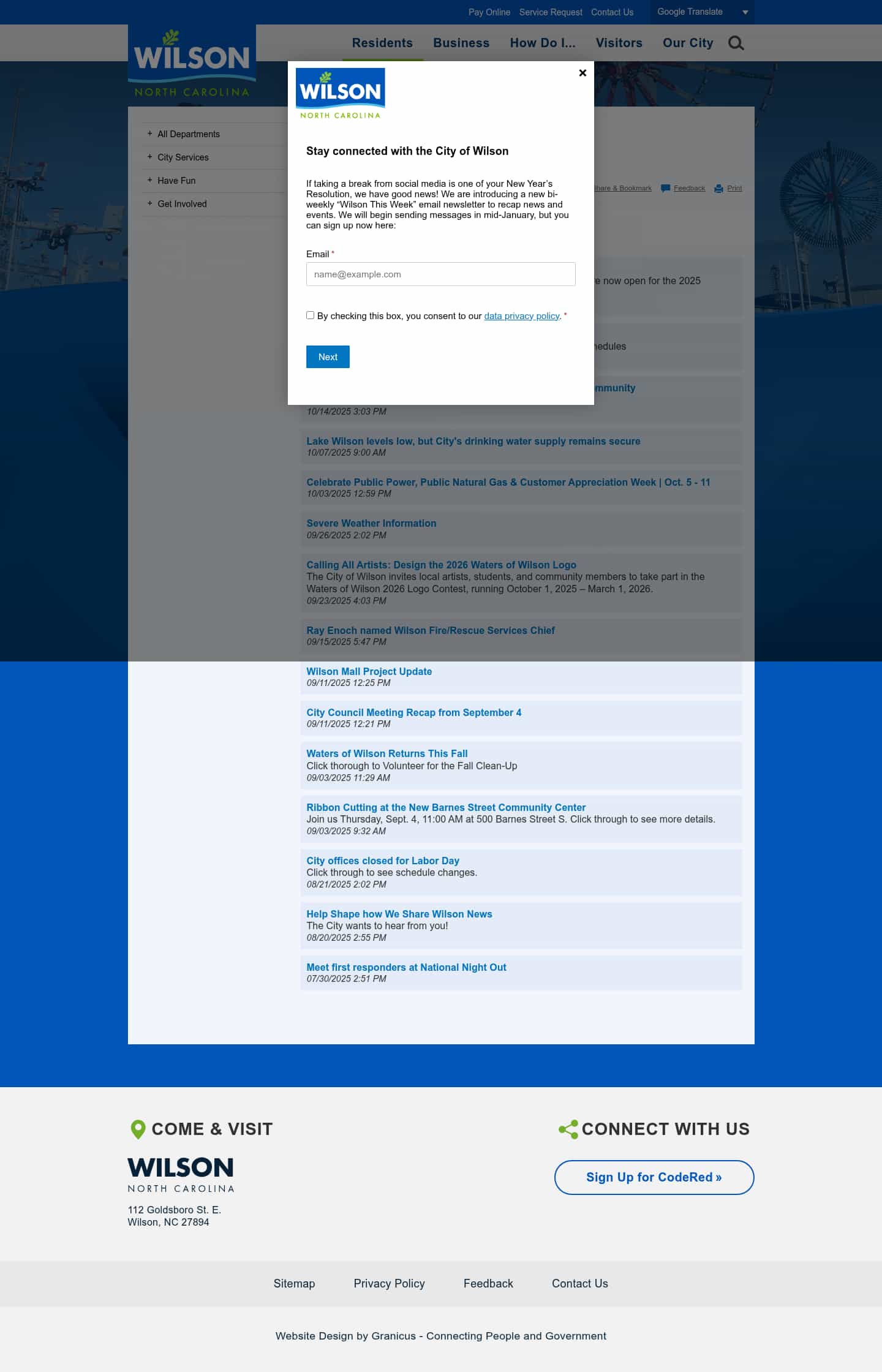 Latest website image capture