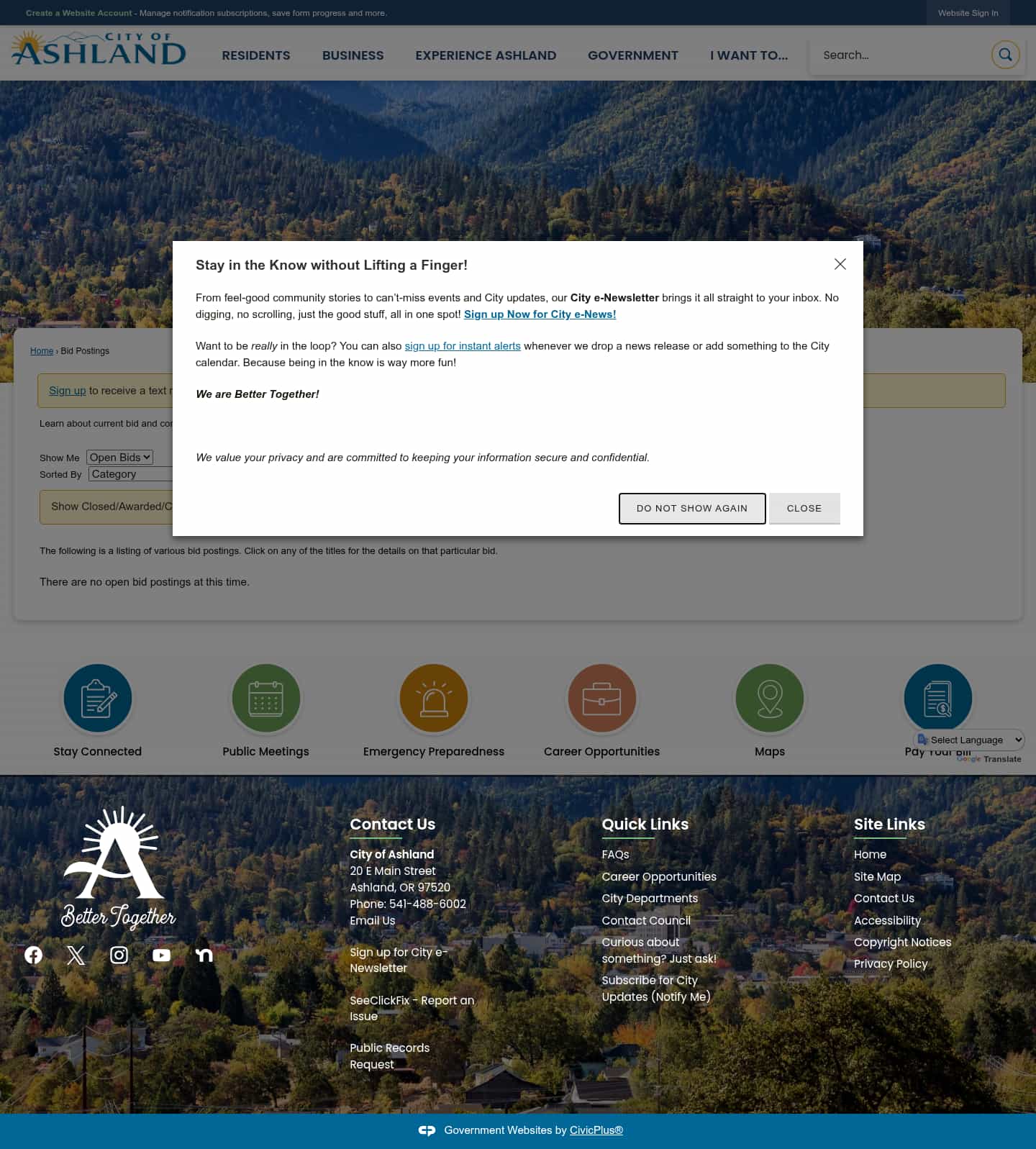 Latest website image capture