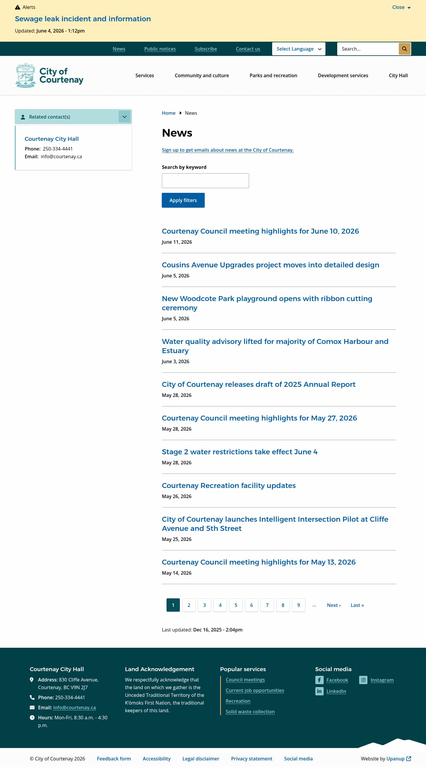 Latest website image capture
